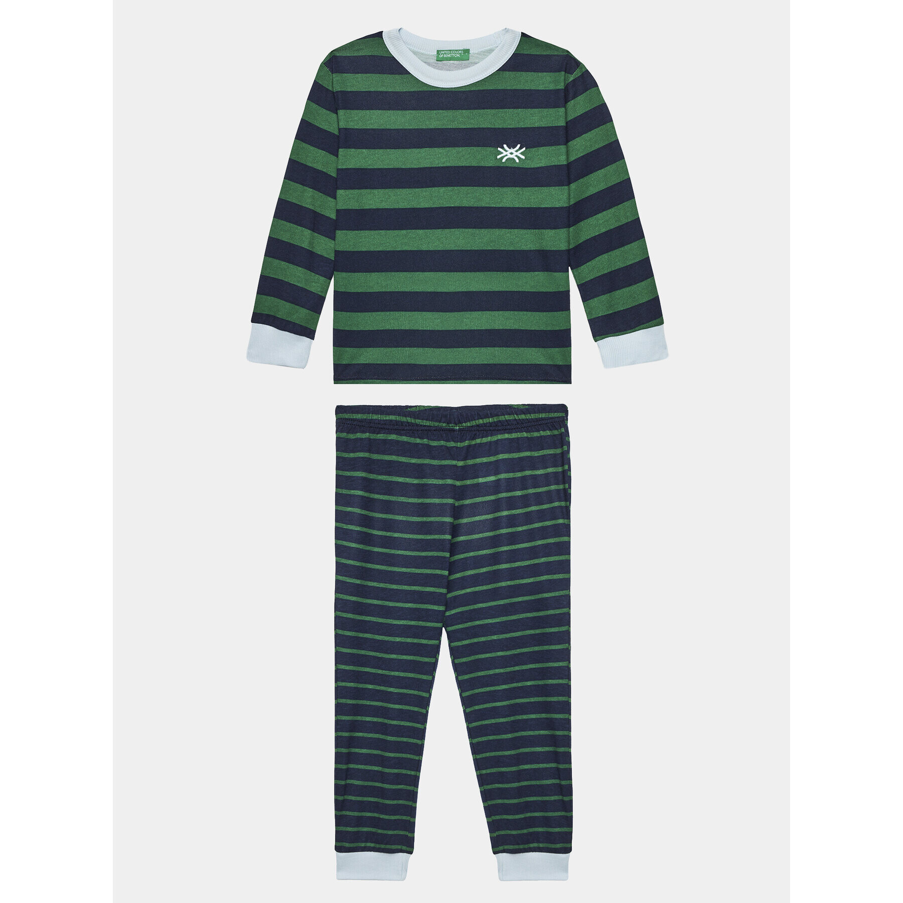 United Colors Of Benetton Pijama 3ZTH0P04W Bleumarin Regular Fit - Pled.ro