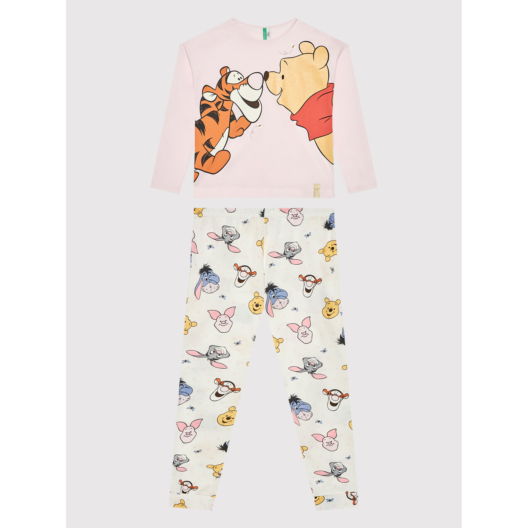 United Colors Of Benetton Pijama DISNEY 30960P00V Colorat Regular Fit - Pled.ro