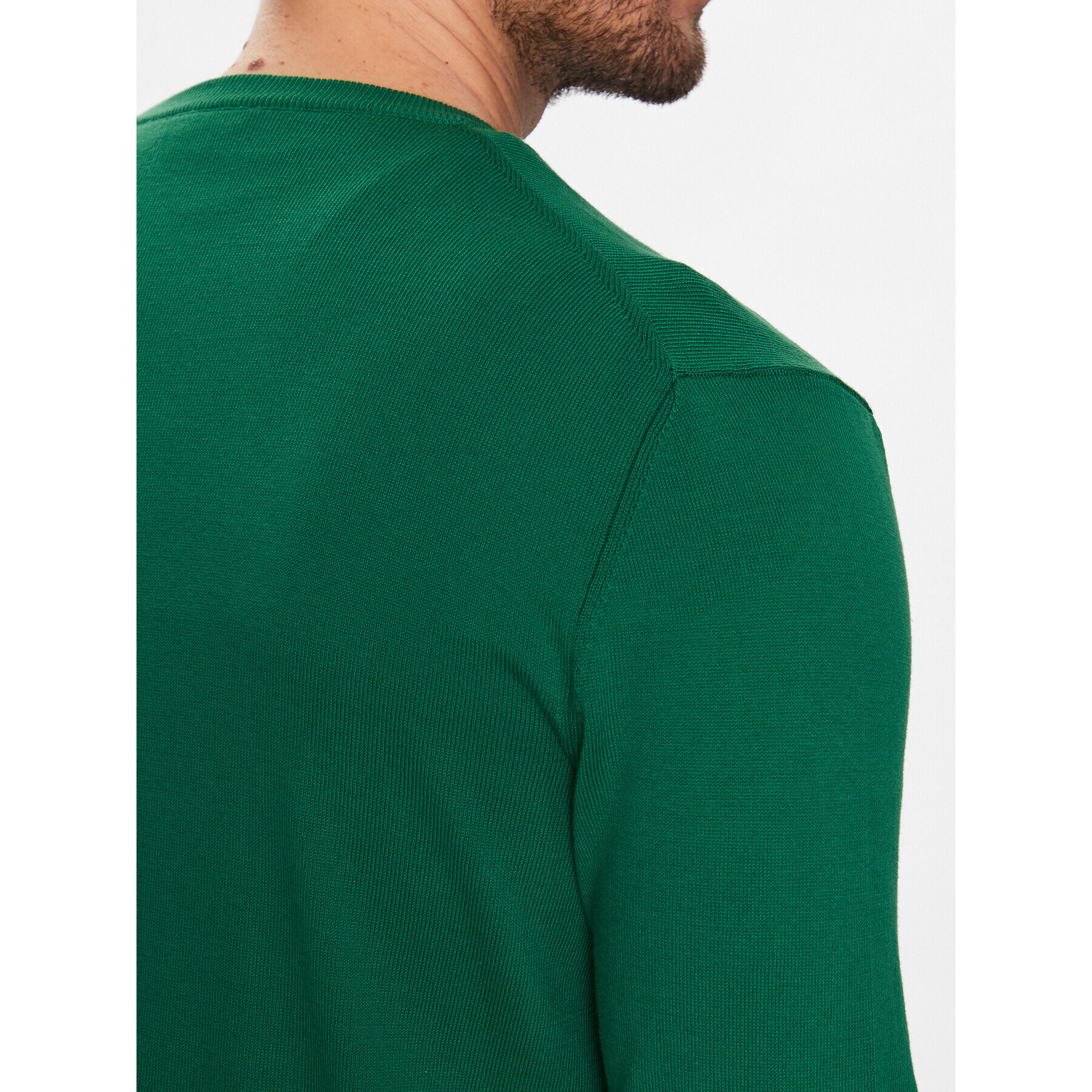 United Colors Of Benetton Pulover 1098U1I76 Verde Regular Fit - Pled.ro