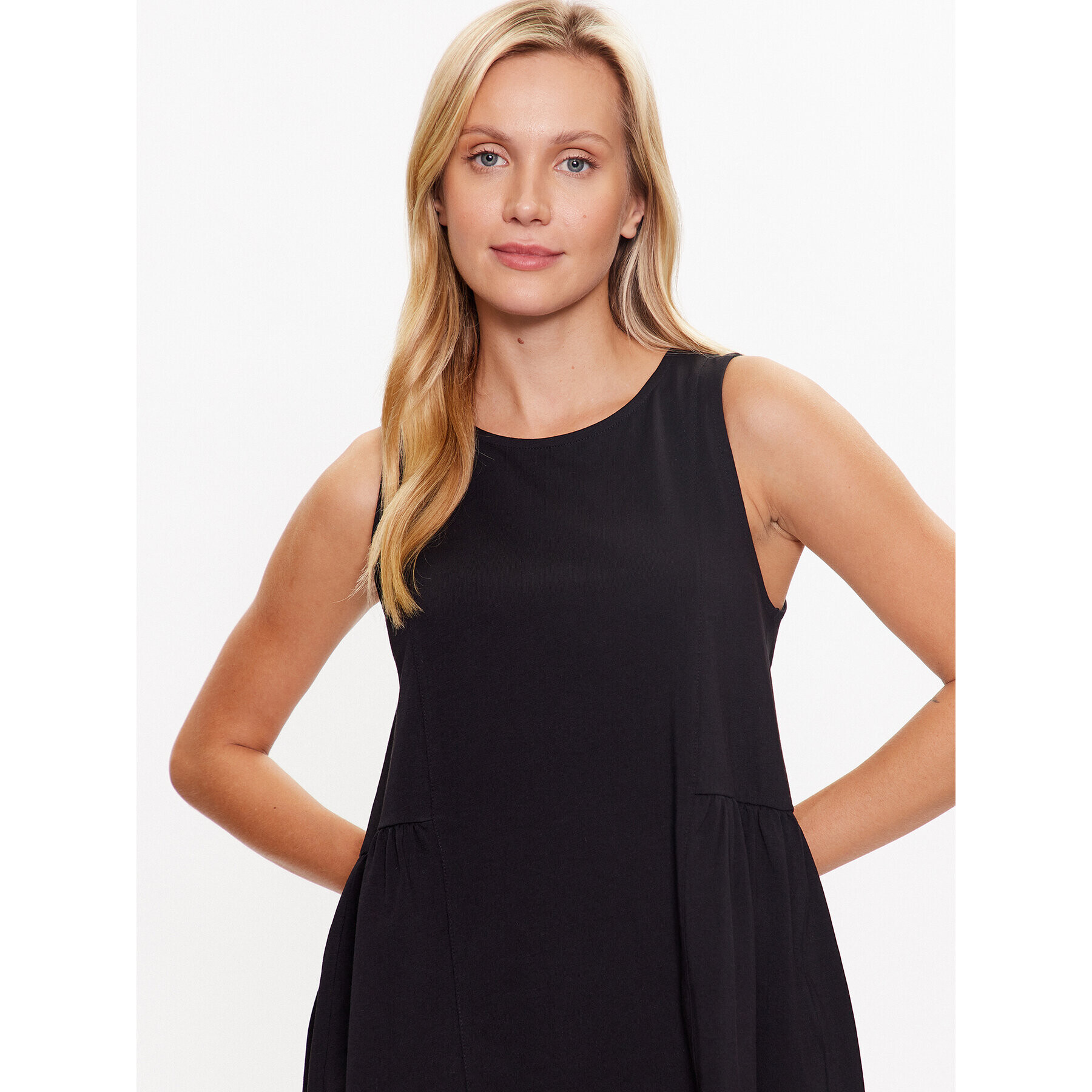 United Colors Of Benetton Pulover 3BL0D1044 Negru Regular Fit - Pled.ro