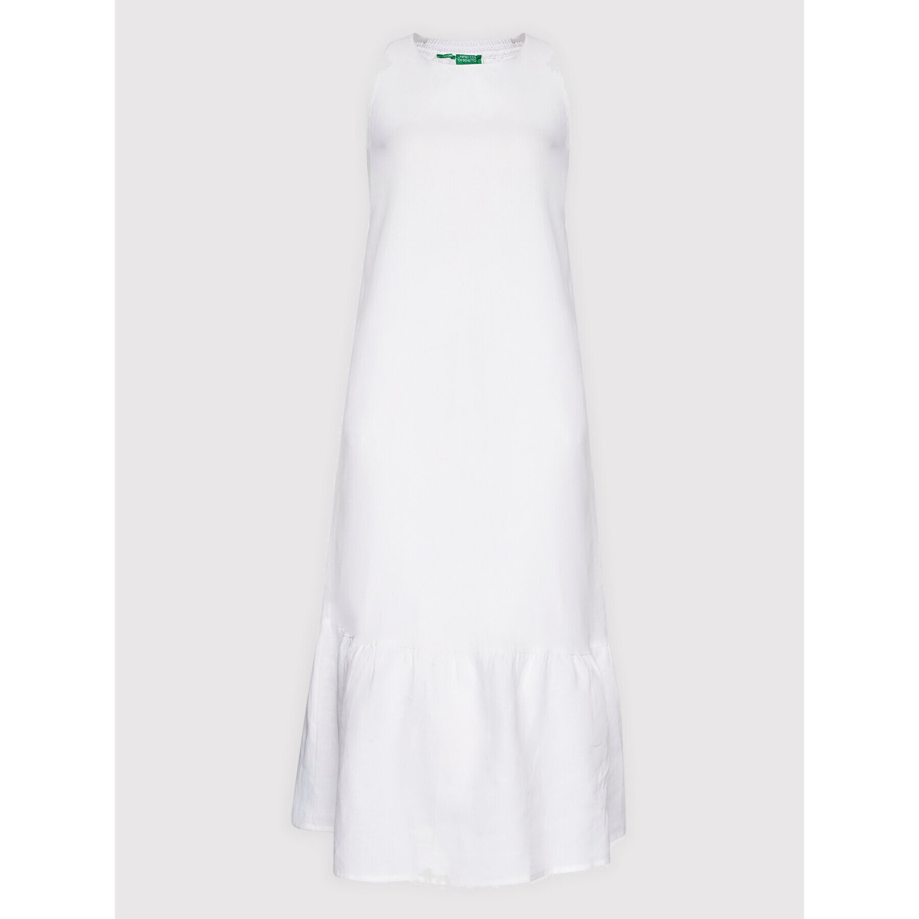 United Colors Of Benetton Rochie de vară 4AGHDV01J Alb Regular Fit - Pled.ro