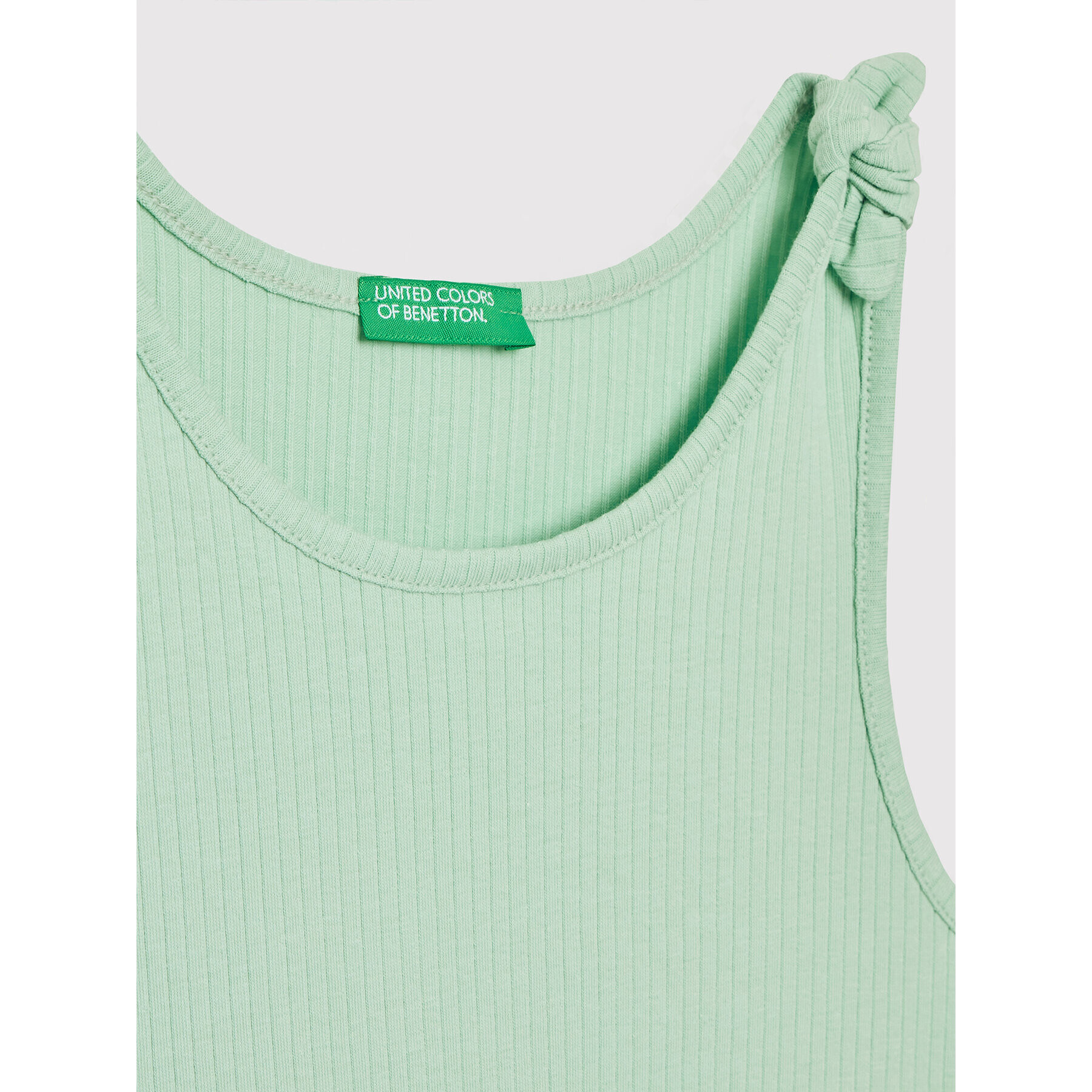 United Colors Of Benetton Rochie de vară 3HCGCV005 Verde Regular Fit - Pled.ro