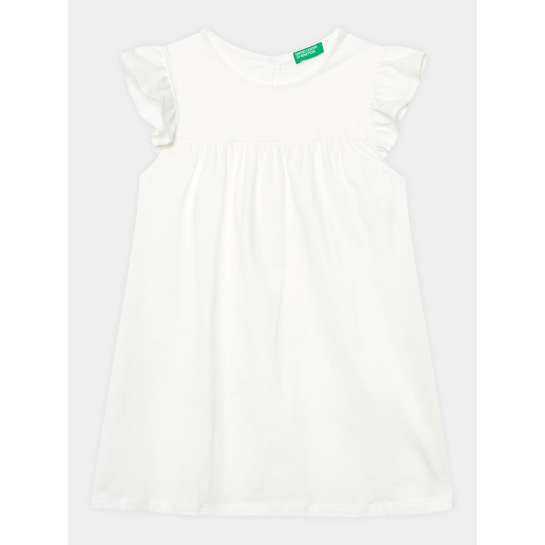 United Colors Of Benetton Rochie de zi 3096GV00H Alb Regular Fit - Pled.ro