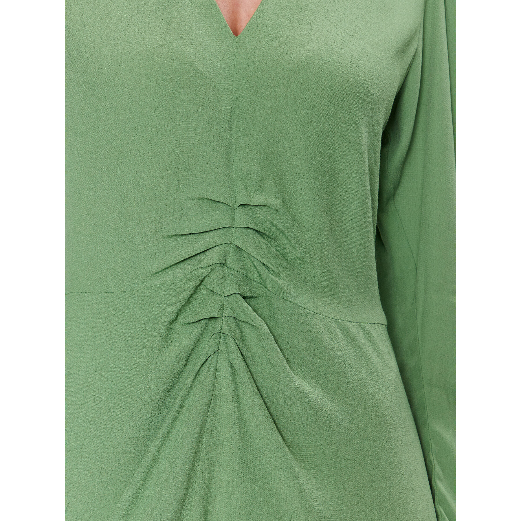 United Colors Of Benetton Rochie de zi 43A0DV031 Verde Regular Fit - Pled.ro