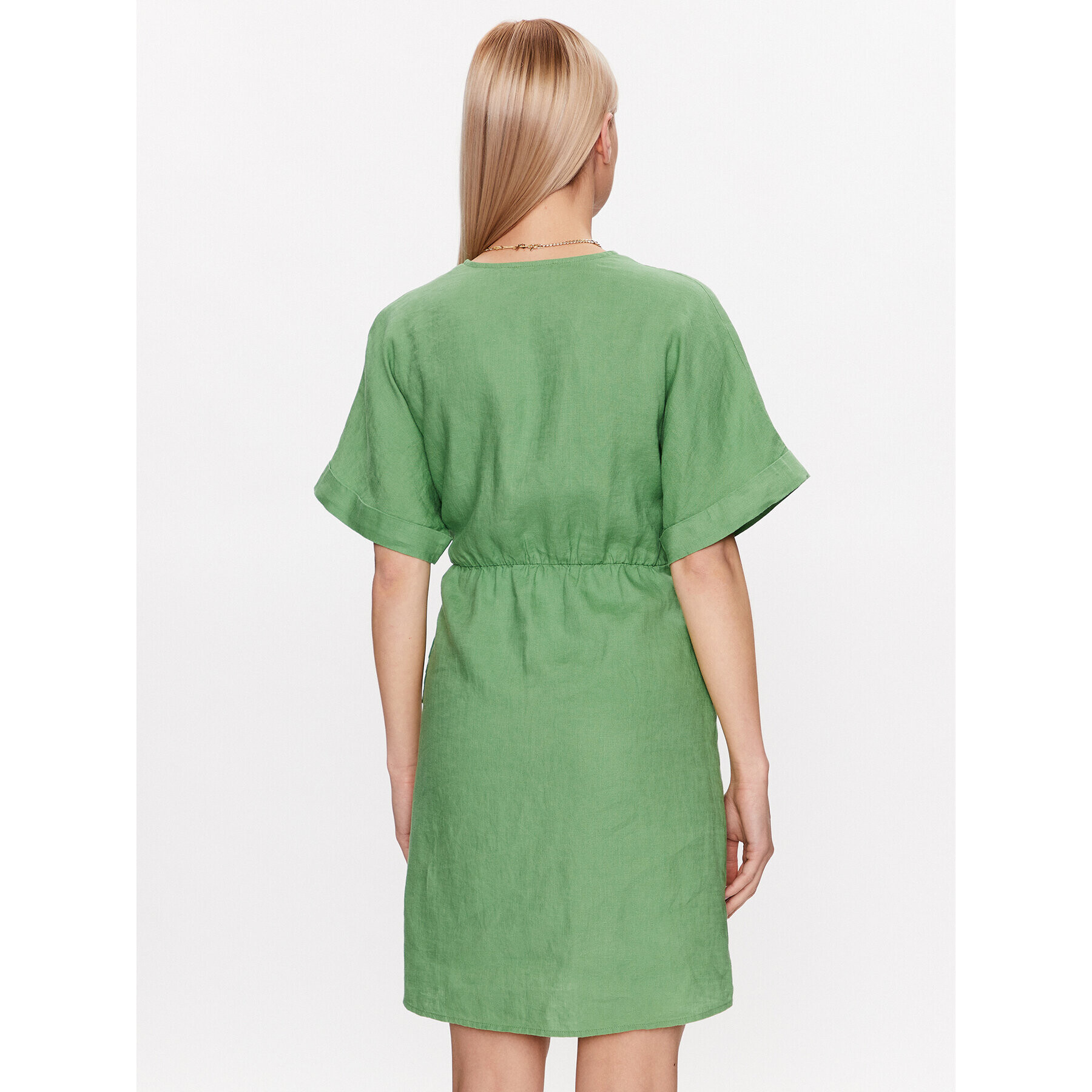 United Colors Of Benetton Rochie de zi 4AGHDV03C Verde Regular Fit - Pled.ro