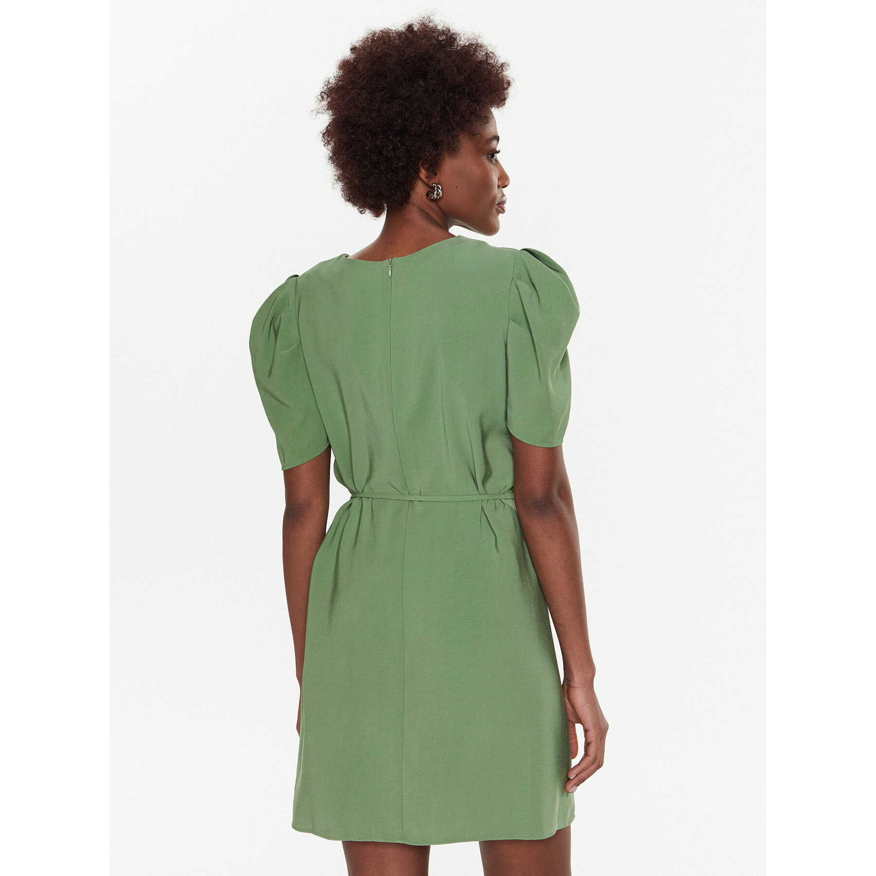 United Colors Of Benetton Rochie de zi 4WR7DV02Z Verde Regular Fit - Pled.ro