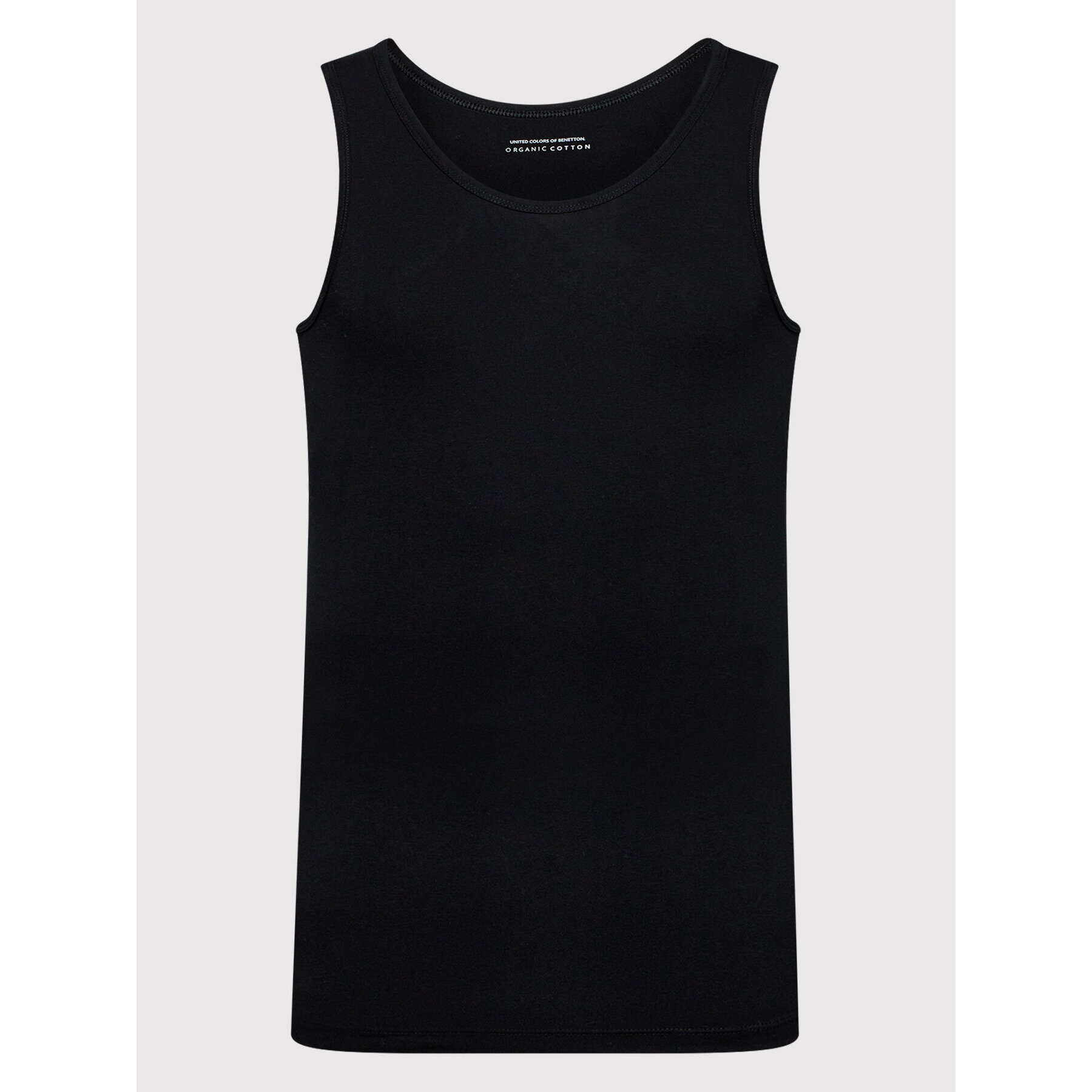 United Colors Of Benetton Tank top 3OP82H257 Negru Regular Fit - Pled.ro