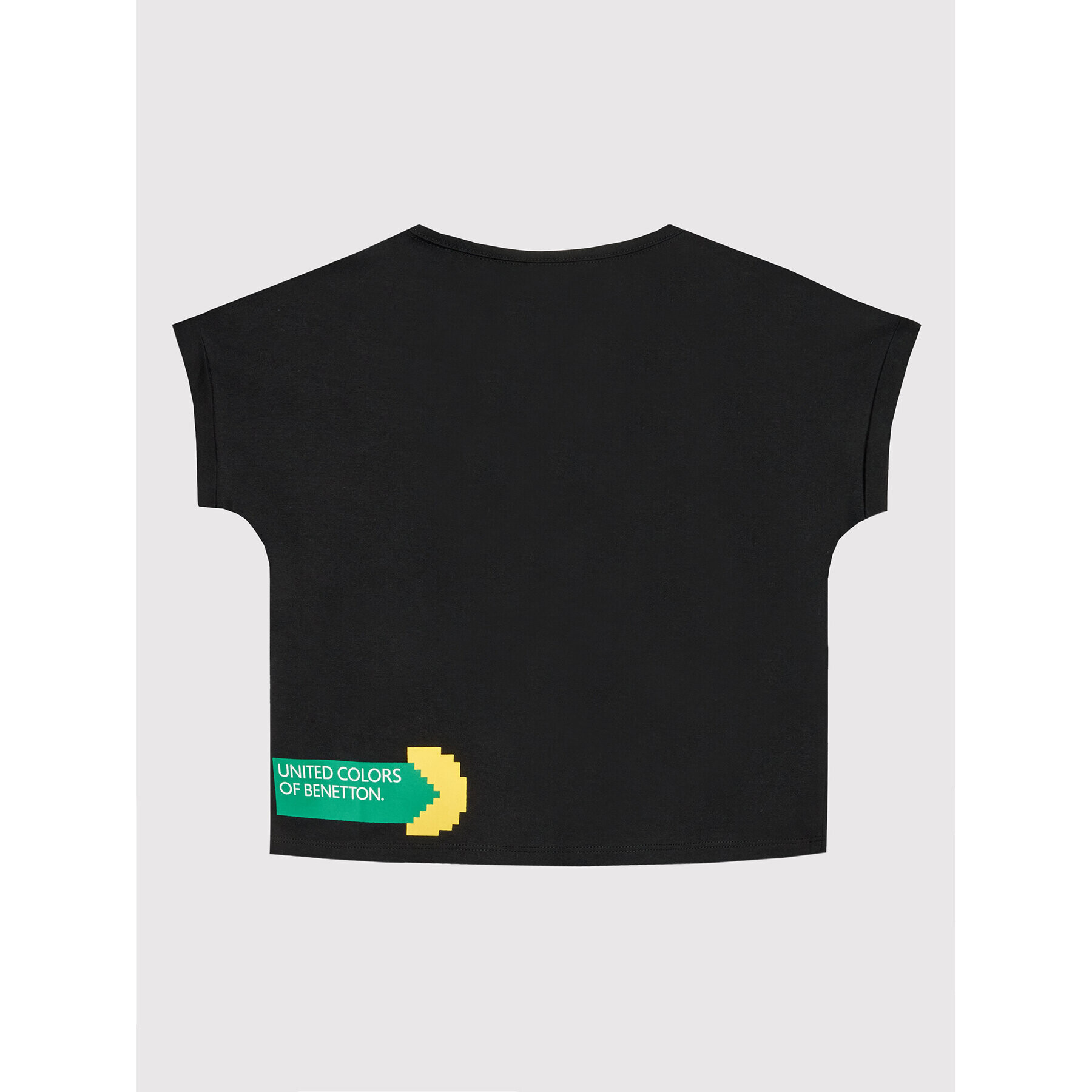 United Colors Of Benetton Tricou 3096C103I Negru Relaxed Fit - Pled.ro