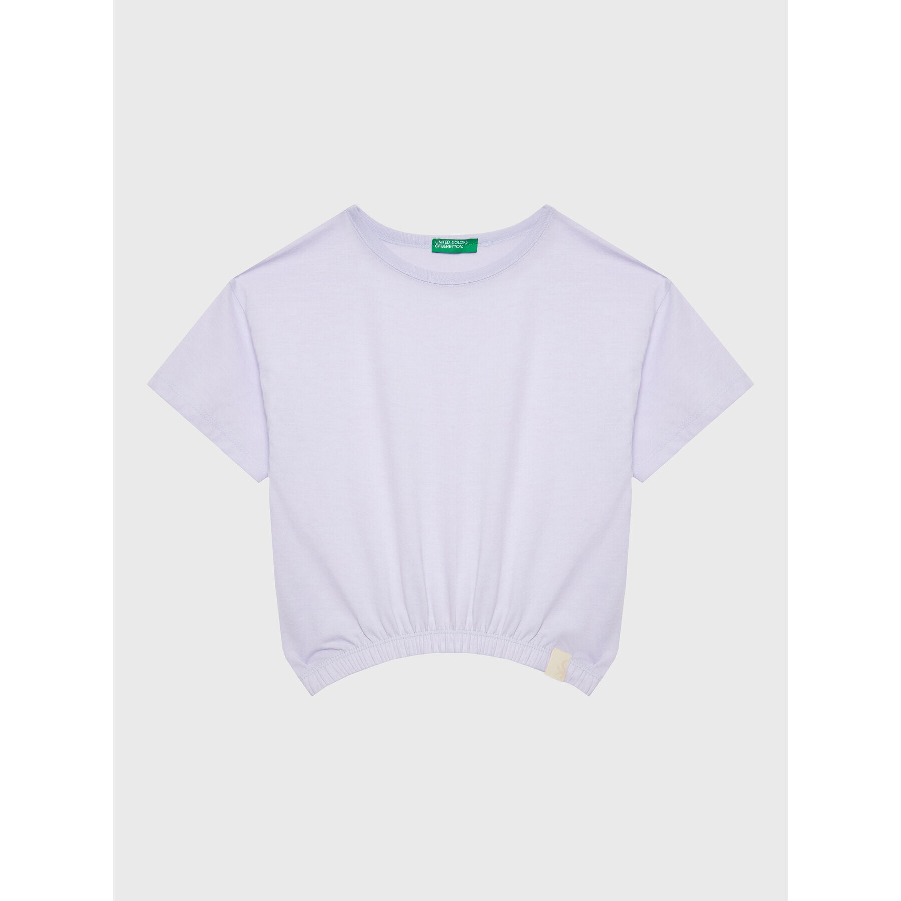 United Colors Of Benetton Tricou 37YKC10AU Violet Boxy Fit - Pled.ro