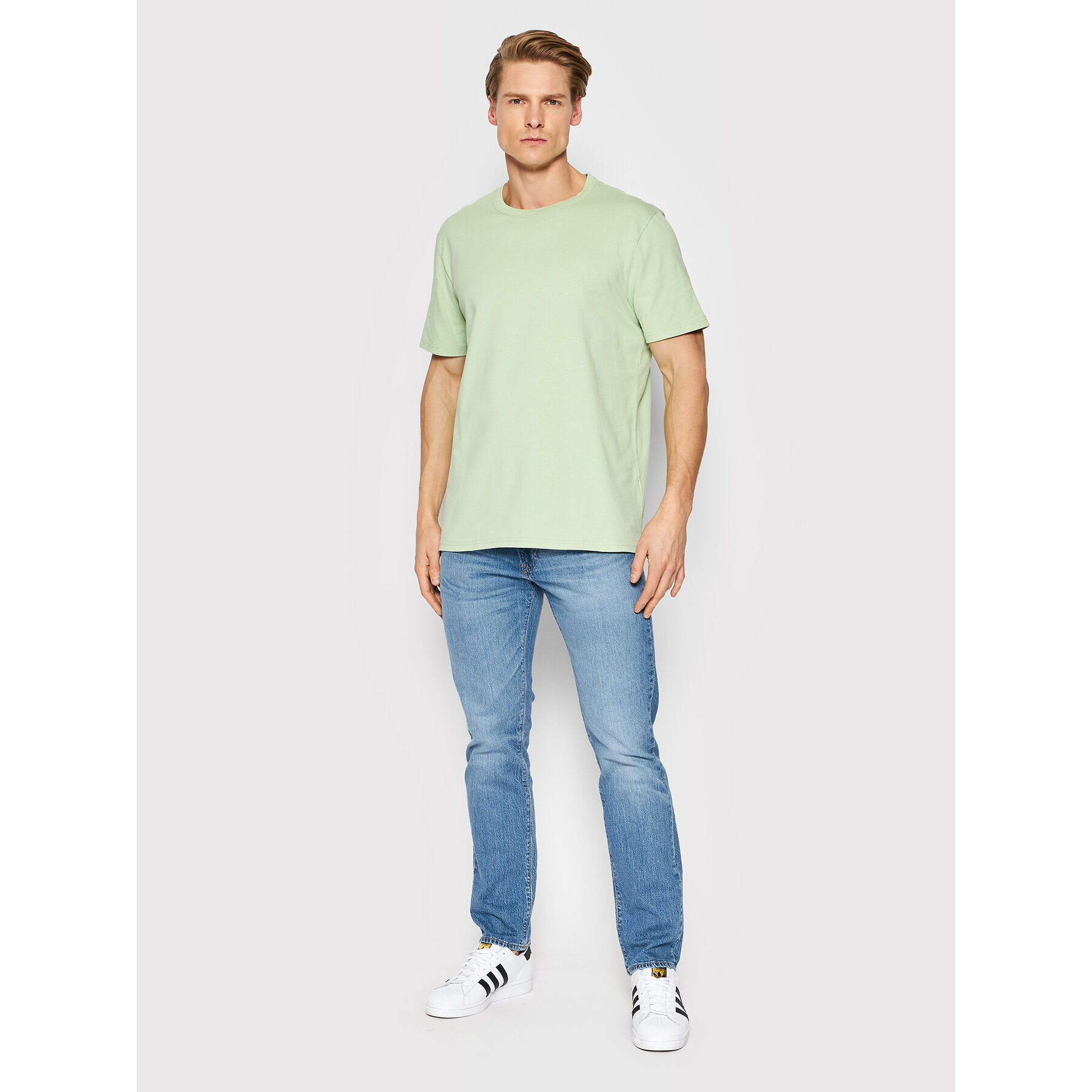 United Colors Of Benetton Tricou 3BL0U100O Verde Regular Fit - Pled.ro