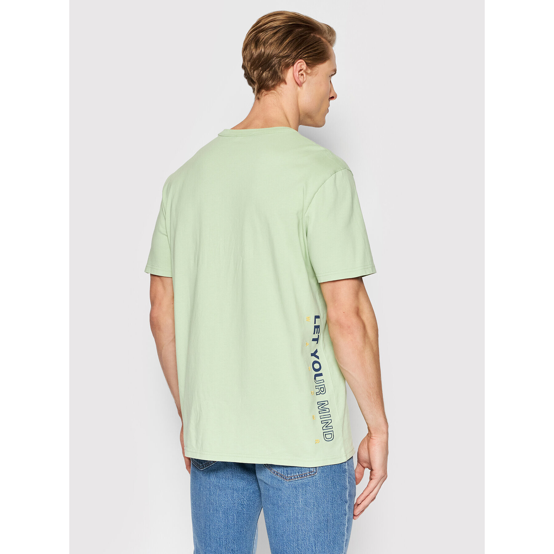 United Colors Of Benetton Tricou 3BL0U100O Verde Regular Fit - Pled.ro