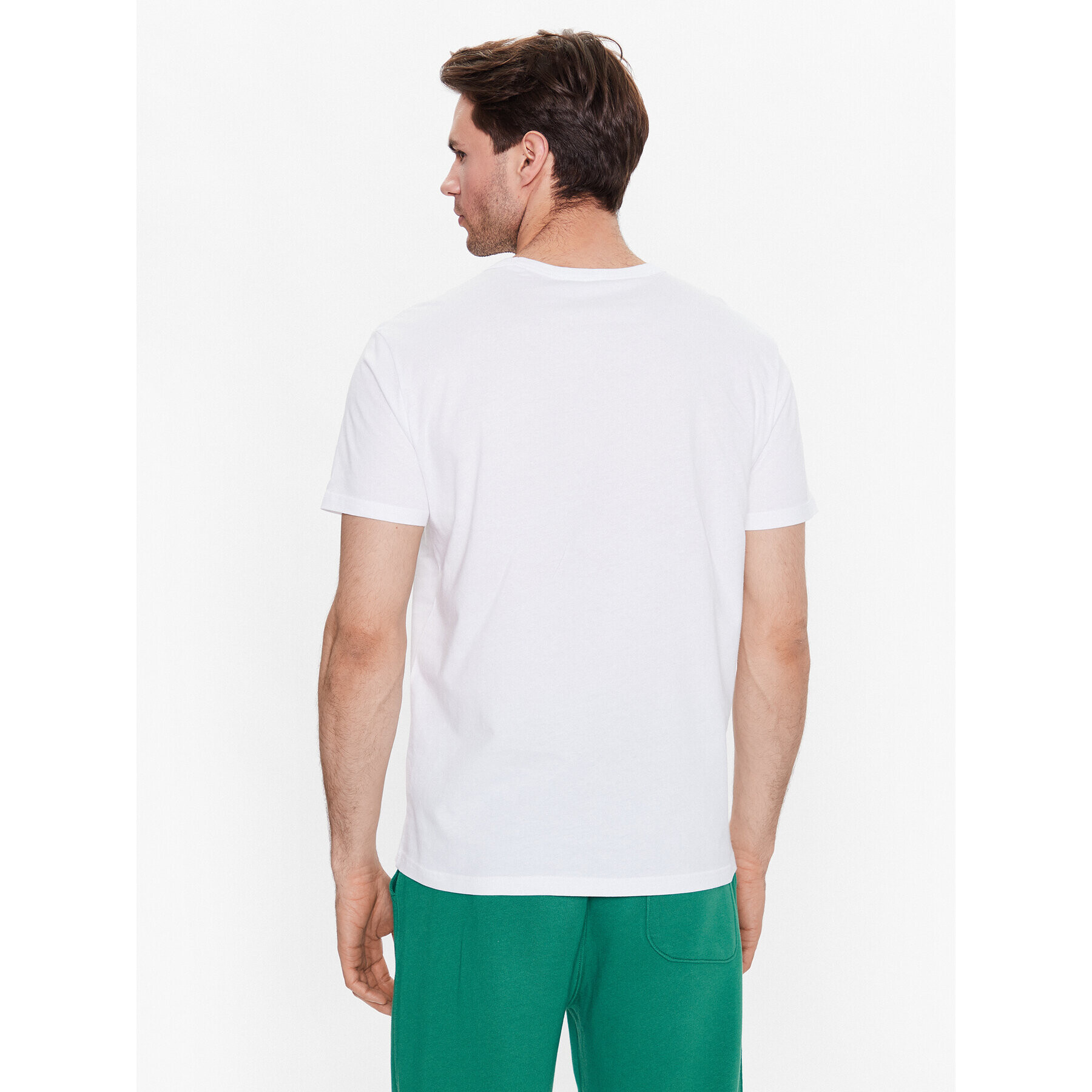 United Colors Of Benetton Tricou 3I1XU100A Alb Regular Fit - Pled.ro