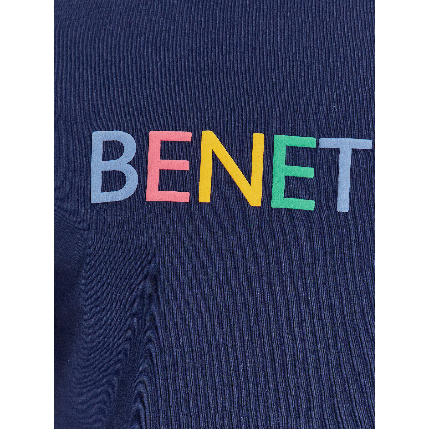 United Colors Of Benetton Tricou 3I1XU100A Bleumarin Regular Fit - Pled.ro