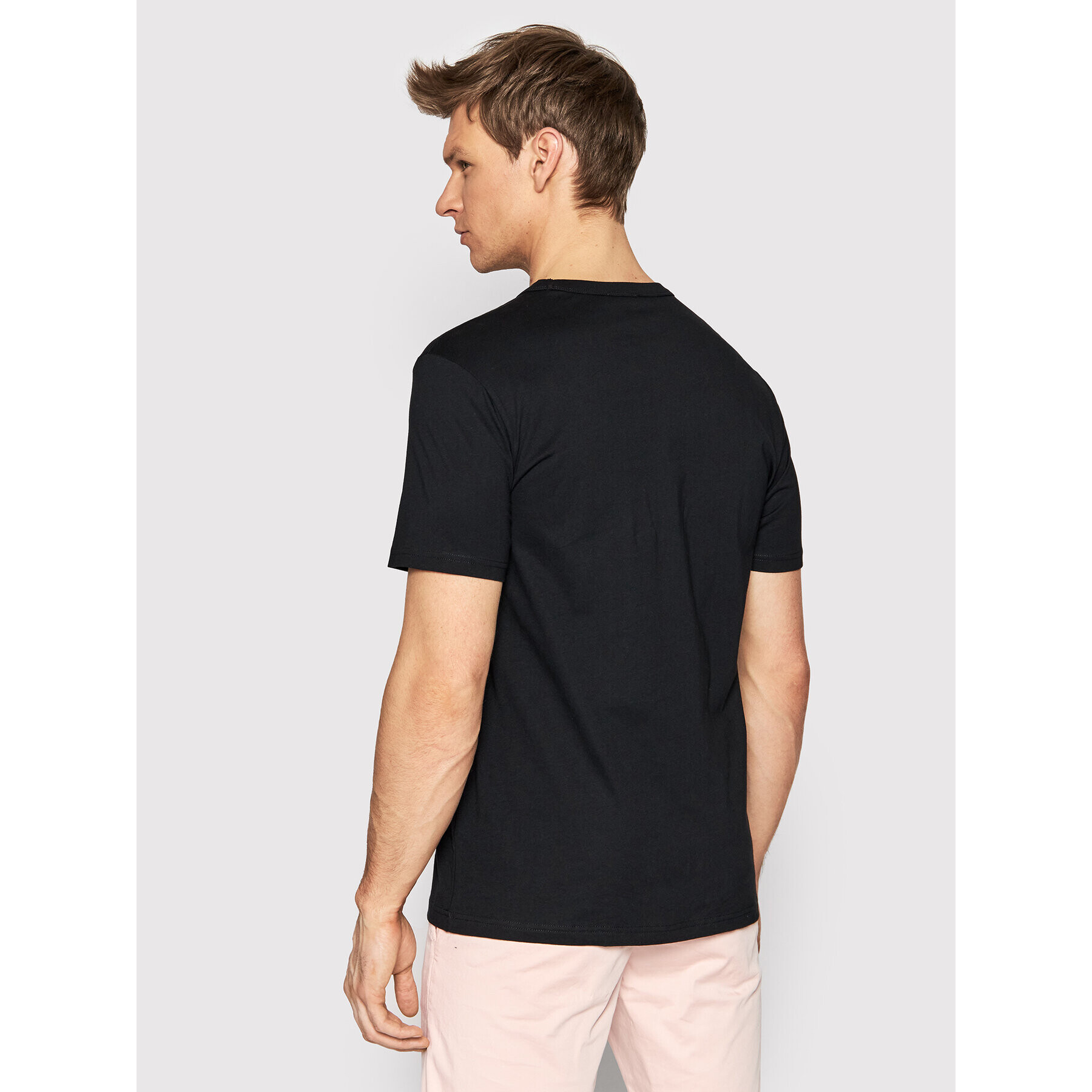 United Colors Of Benetton Tricou 3I1XU100A Negru Regular Fit - Pled.ro