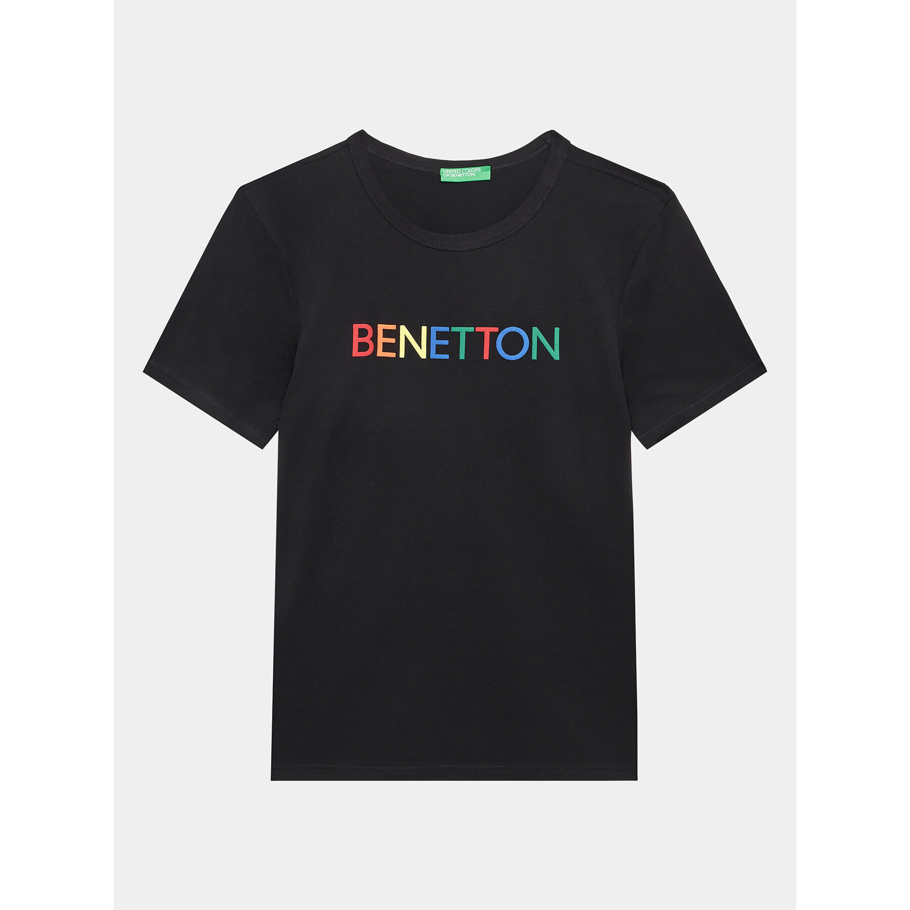 United Colors Of Benetton Tricou 3I1XU100A Negru Regular Fit - Pled.ro