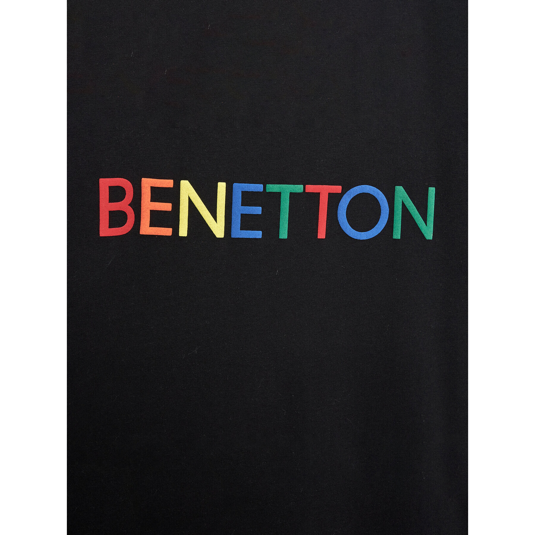 United Colors Of Benetton Tricou 3I1XU100A Negru Regular Fit - Pled.ro