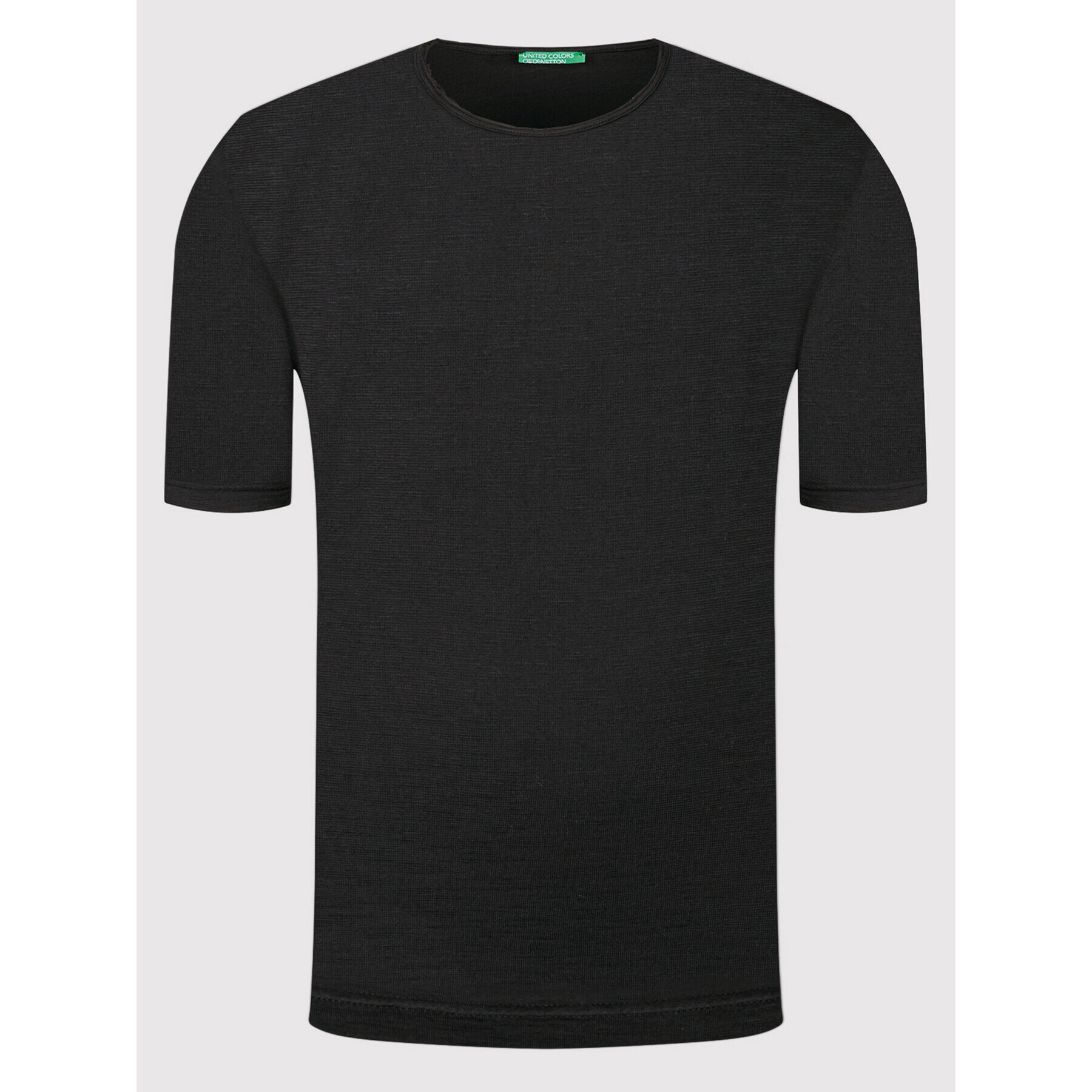 United Colors Of Benetton Tricou 3JE1J19A5 Negru Regular Fit - Pled.ro