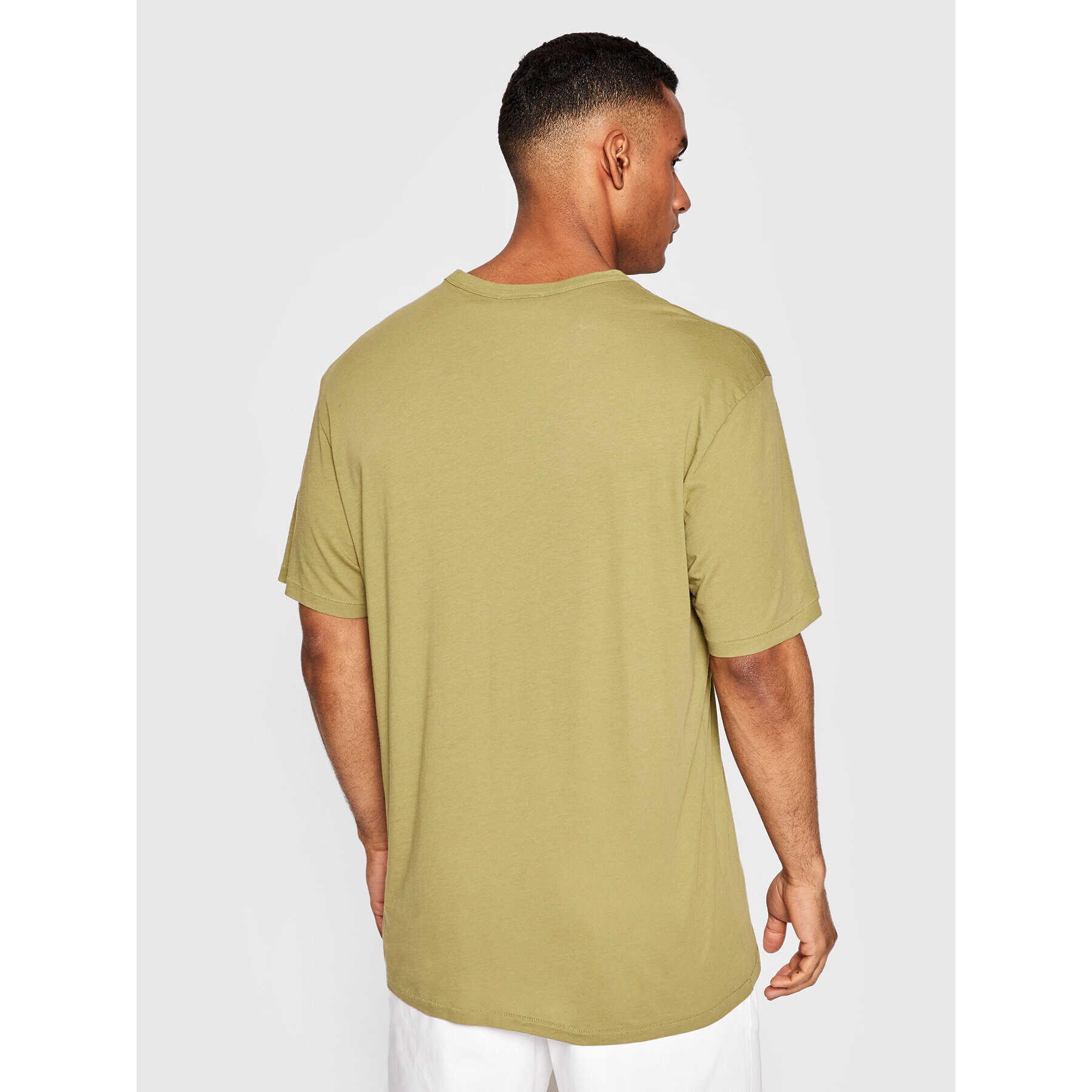 United Colors Of Benetton Tricou 3L7NU100X Verde Regular Fit - Pled.ro