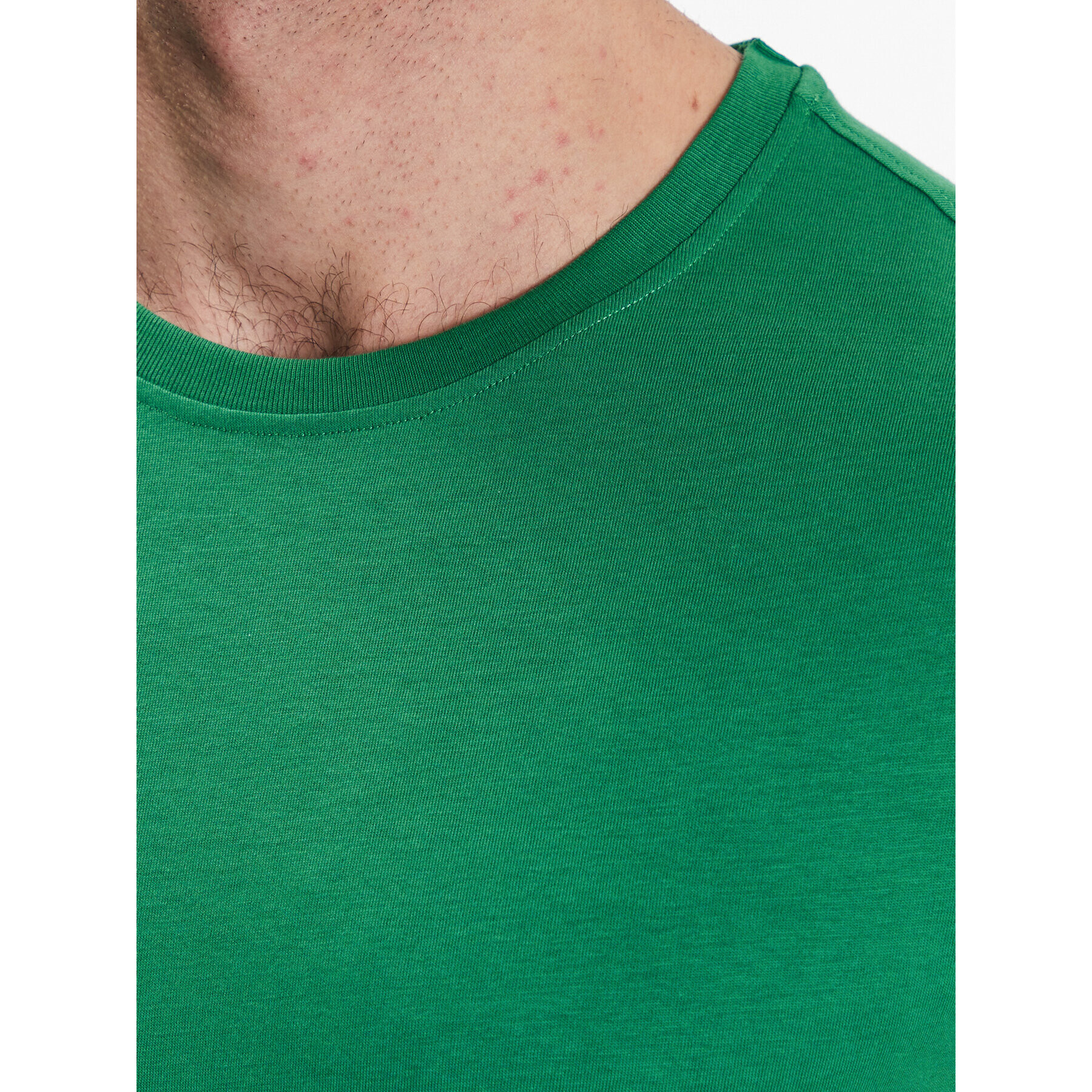 United Colors Of Benetton Tricou 3U53J1F15 Verde Regular Fit - Pled.ro