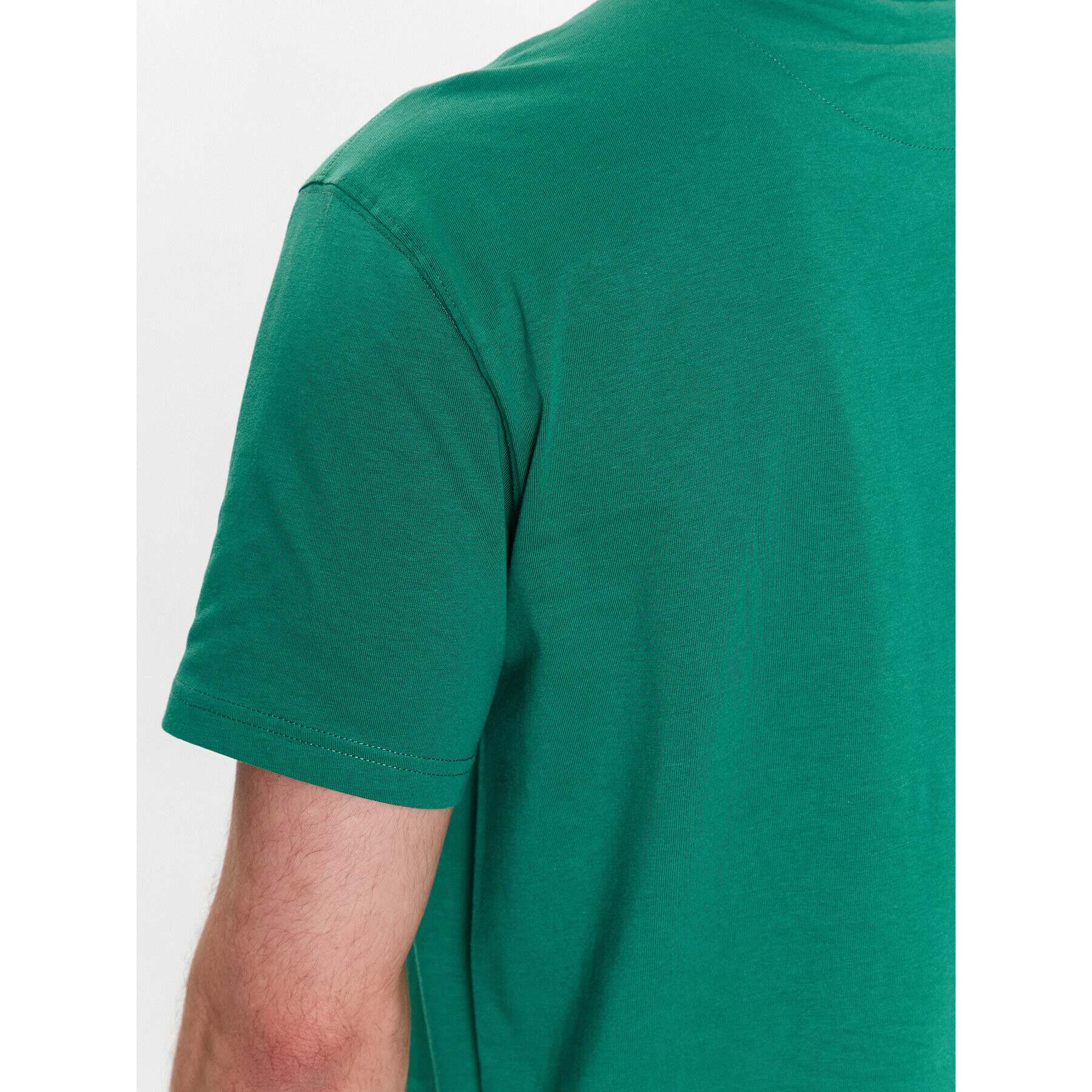 United Colors Of Benetton Tricou 3YR3U1050 Verde Regular Fit - Pled.ro