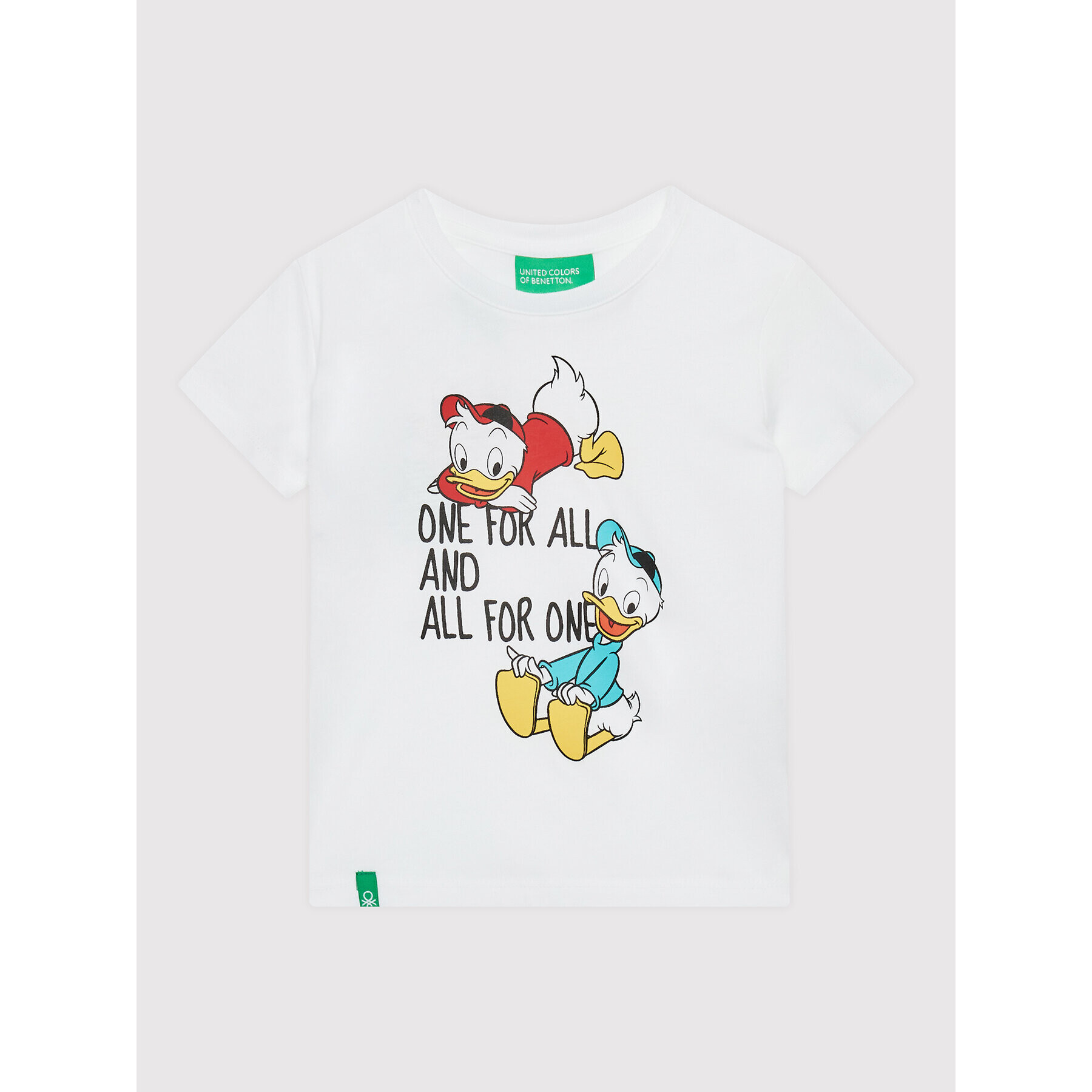 United Colors Of Benetton Tricou DISNEY 3096G103J Alb Regular Fit - Pled.ro