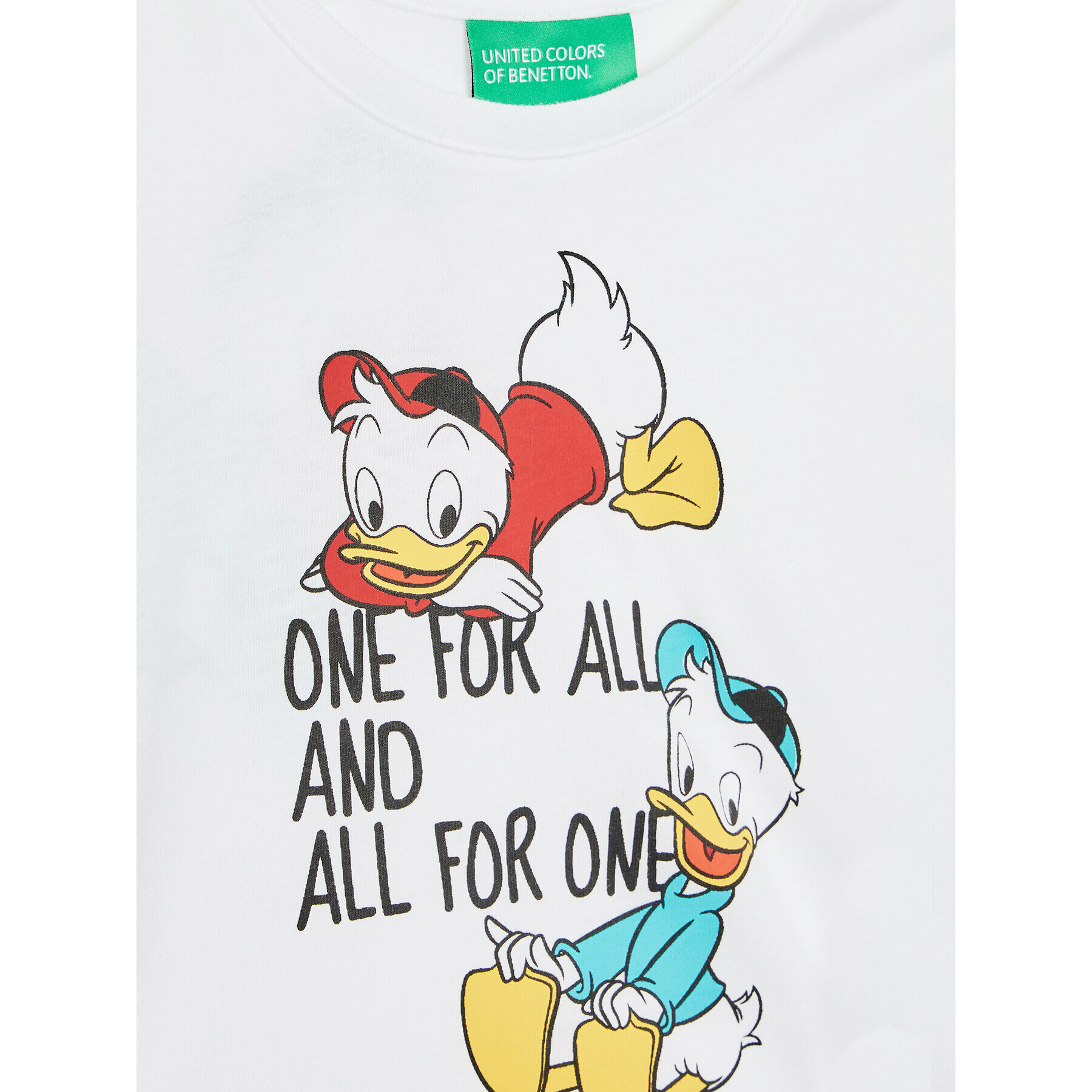 United Colors Of Benetton Tricou DISNEY 3096G103J Alb Regular Fit - Pled.ro