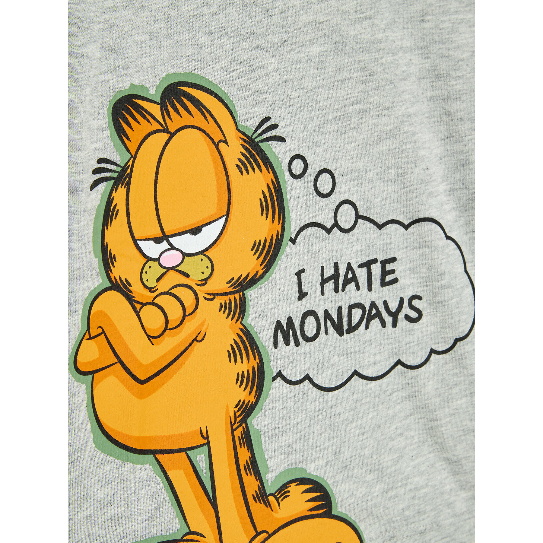 United Colors Of Benetton Tricou Garfield 3096G103U Gri Regular Fit - Pled.ro