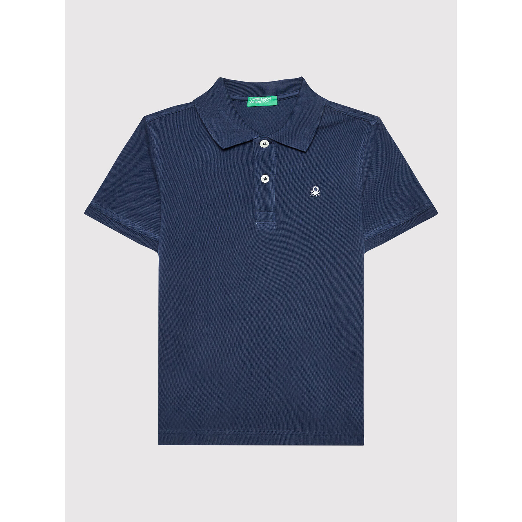 United Colors Of Benetton Tricou polo 3089C300L Bleumarin Regular Fit - Pled.ro