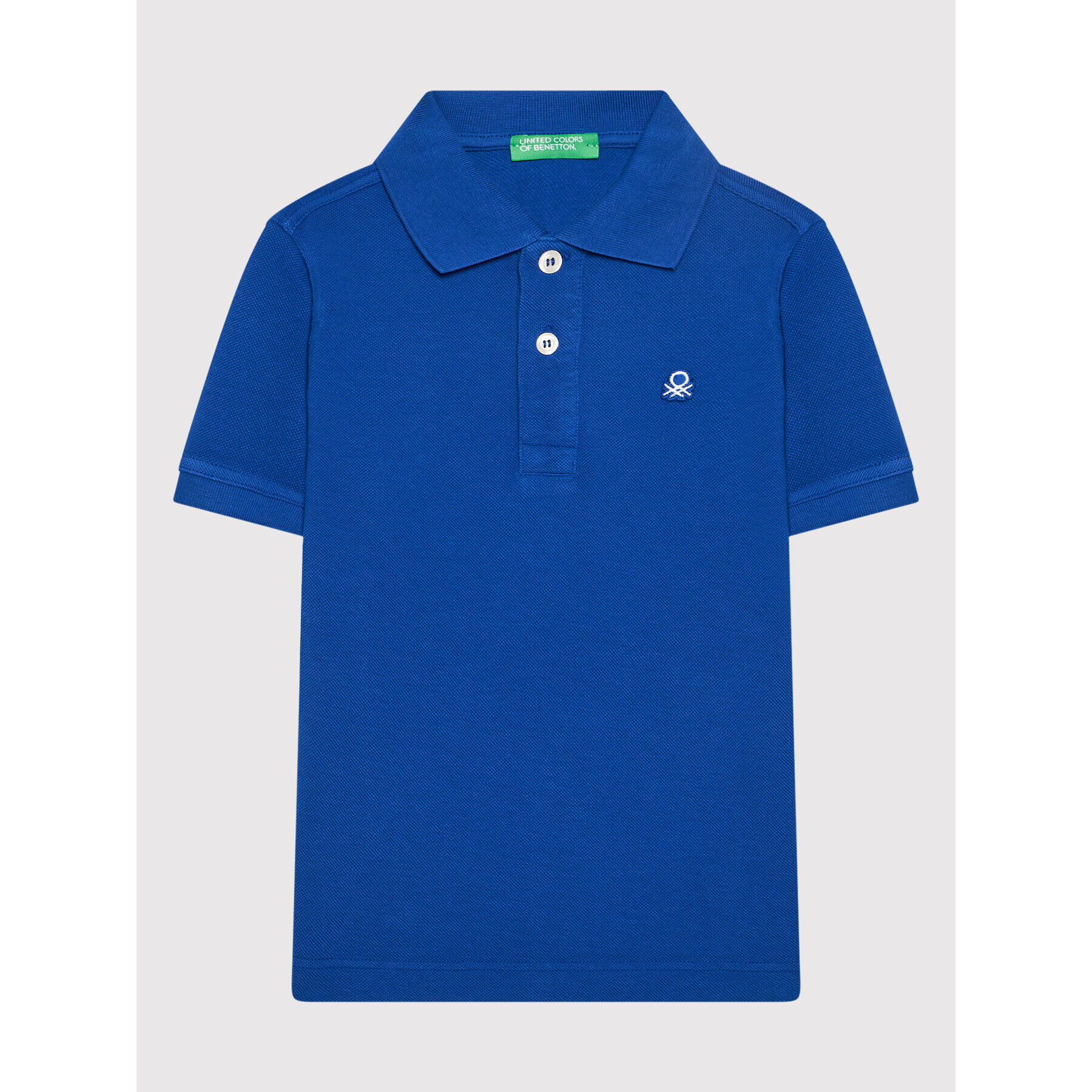 United Colors Of Benetton Tricou polo 3089C3135 Albastru Regular Fit - Pled.ro