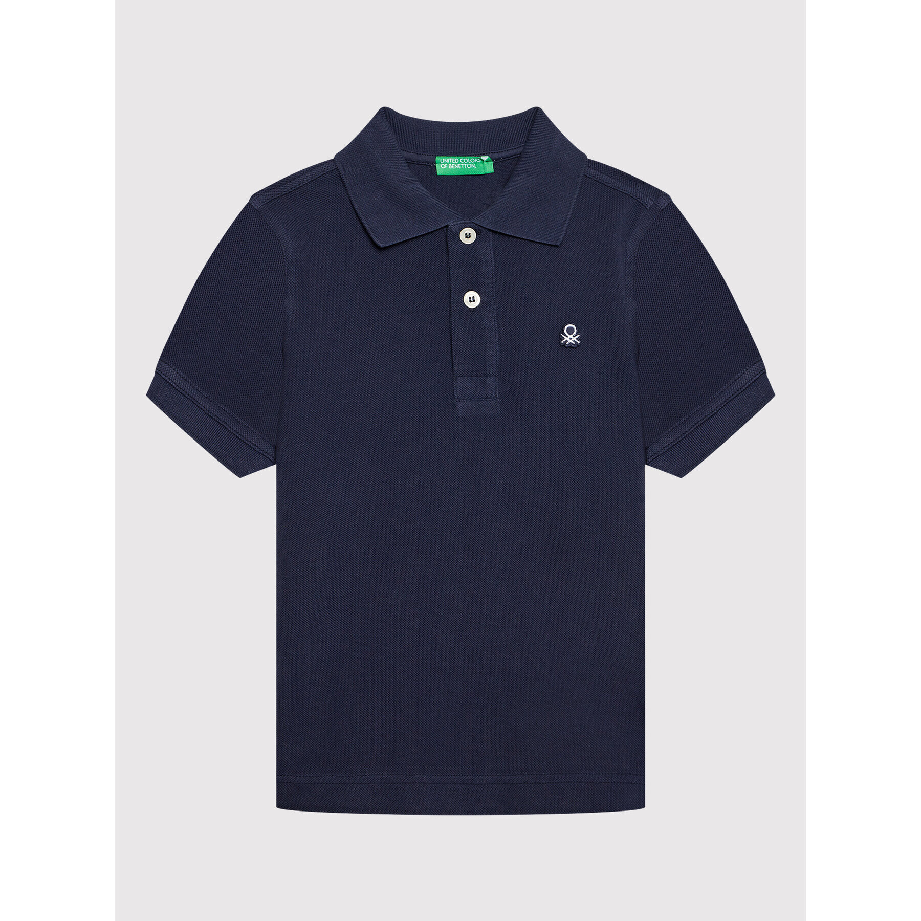 United Colors Of Benetton Tricou polo 3089C3135 Bleumarin Regular Fit - Pled.ro