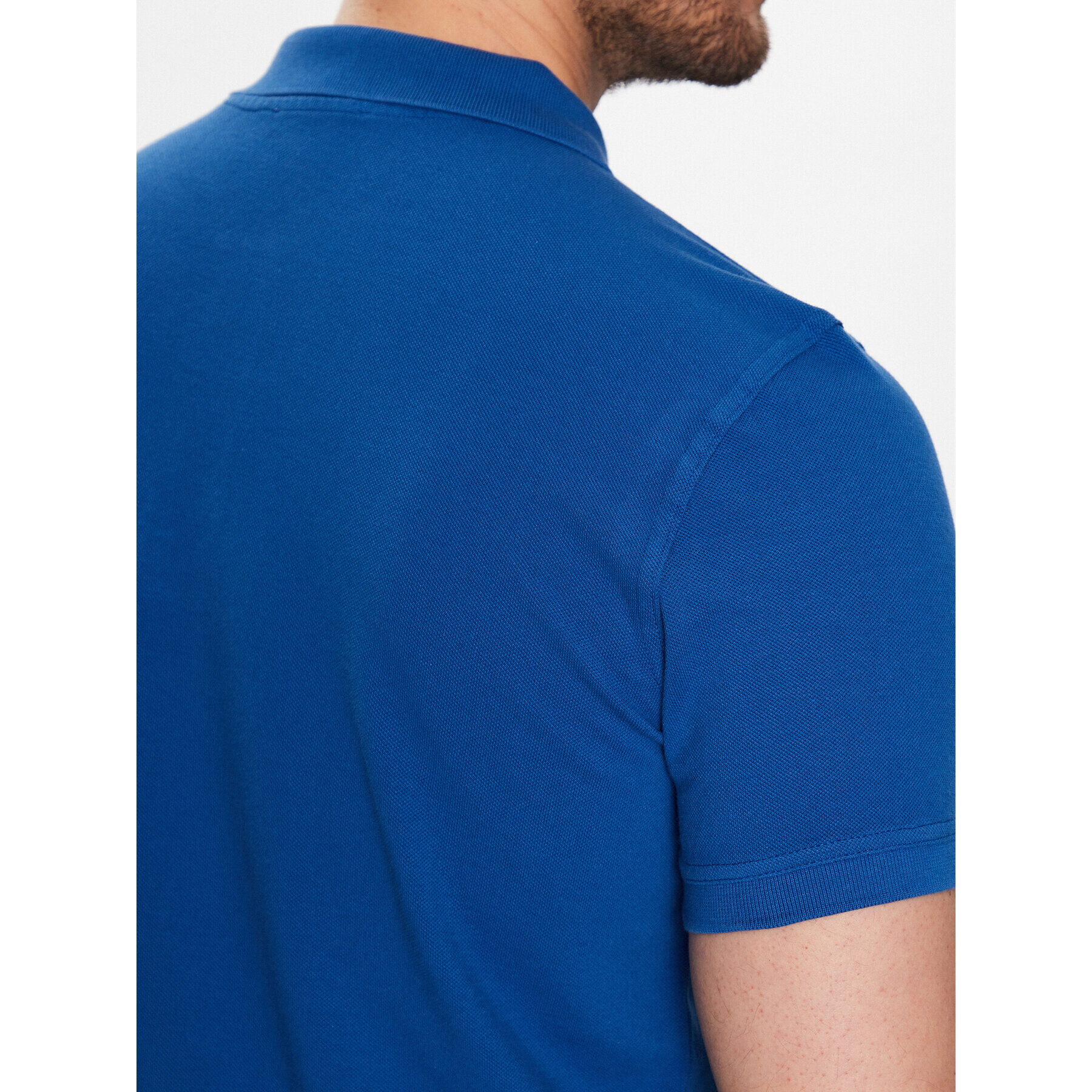 United Colors Of Benetton Tricou polo 3089J3179 Albastru Regular Fit - Pled.ro