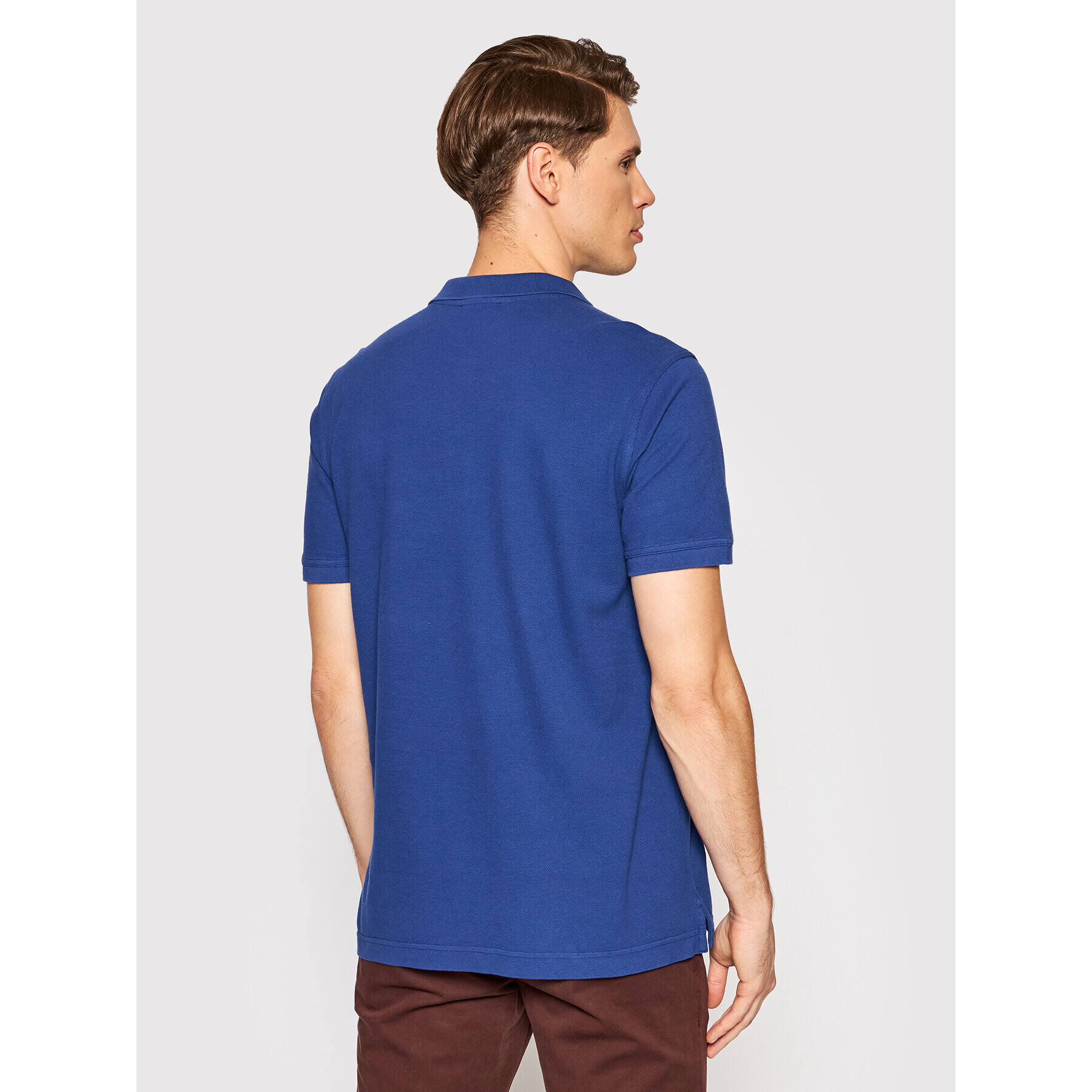 United Colors Of Benetton Tricou polo 3089J3179 Bleumarin Regular Fit - Pled.ro