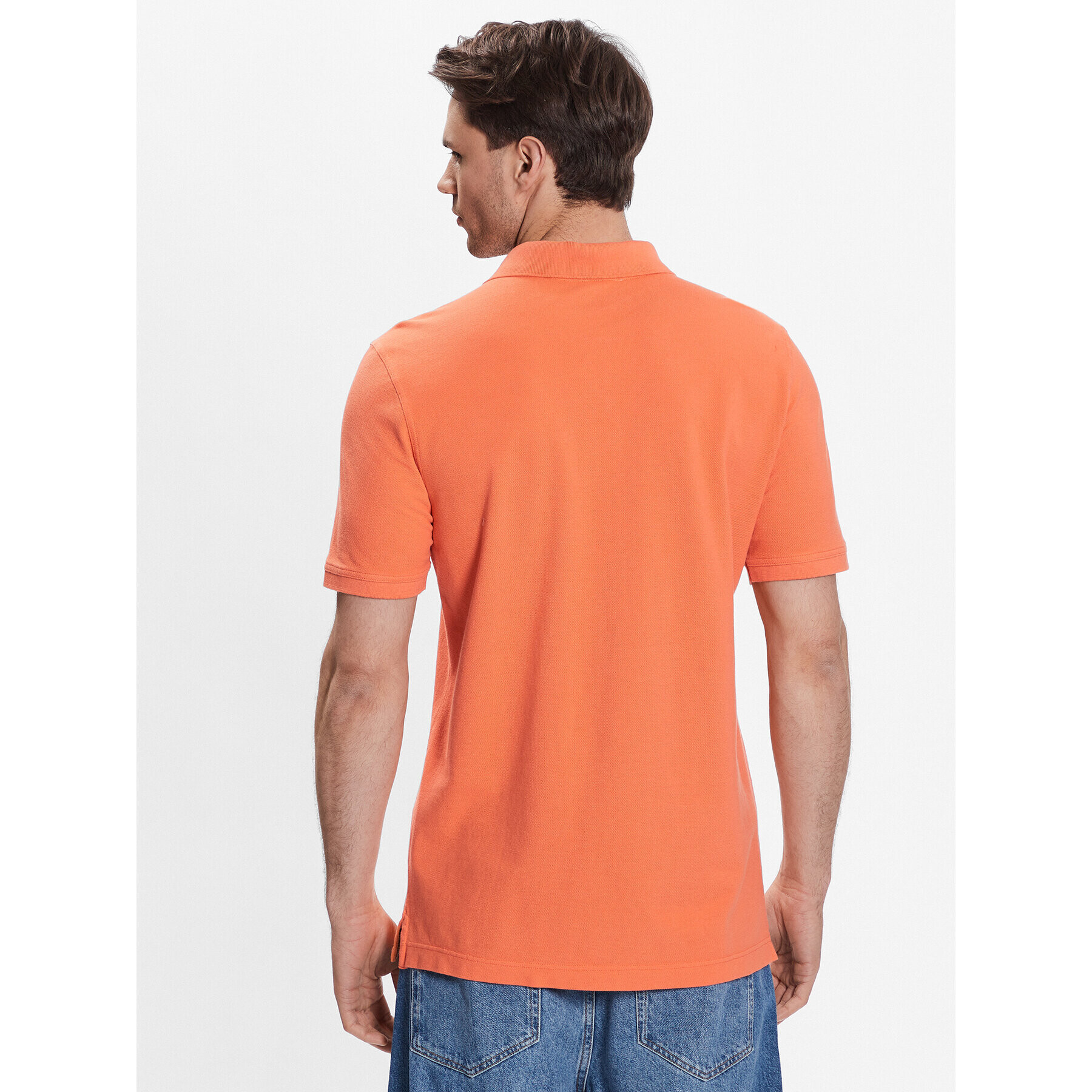 United Colors Of Benetton Tricou polo 3089J3179 Portocaliu Regular Fit - Pled.ro