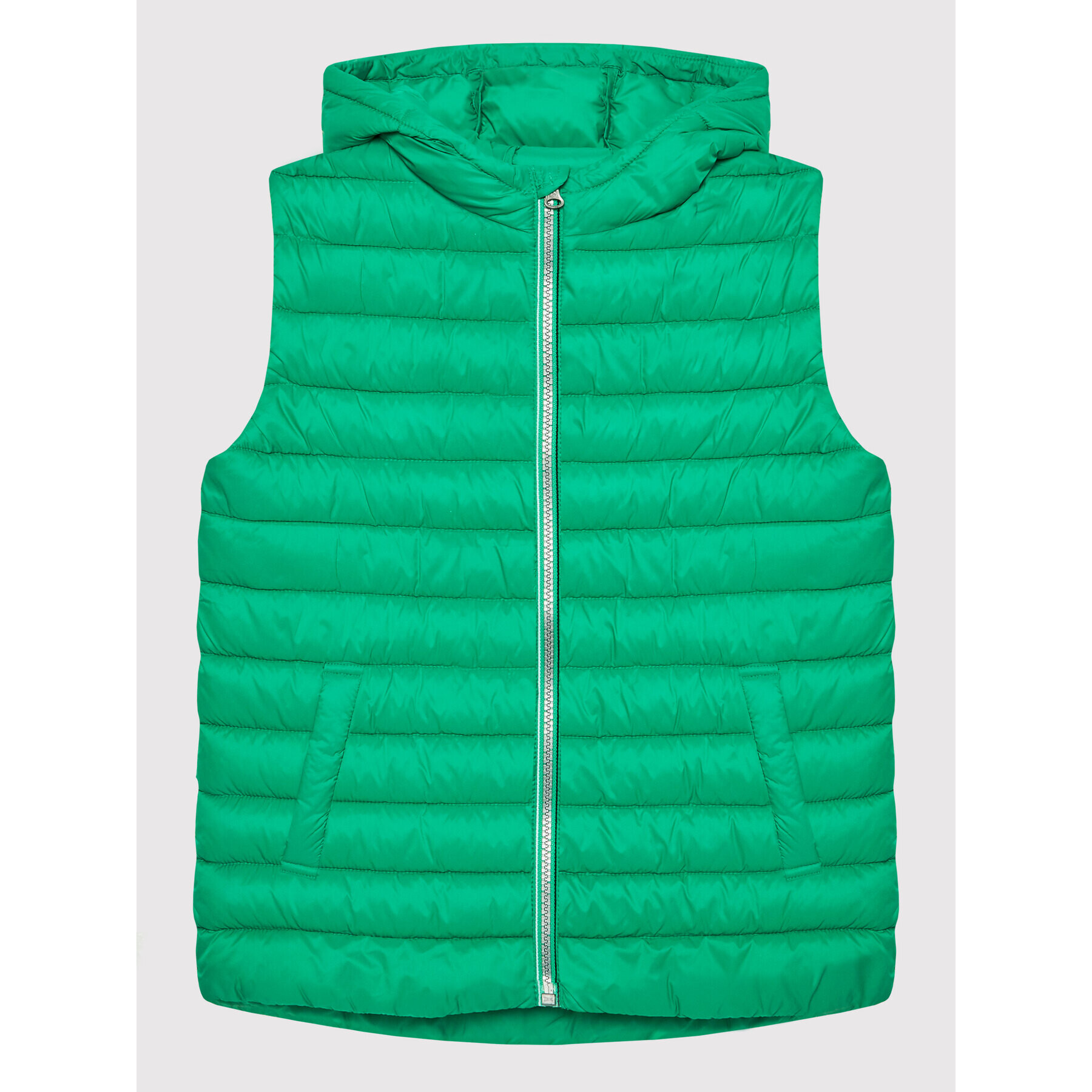 United Colors Of Benetton Vestă 2BA25G1X0 Verde Regular Fit - Pled.ro