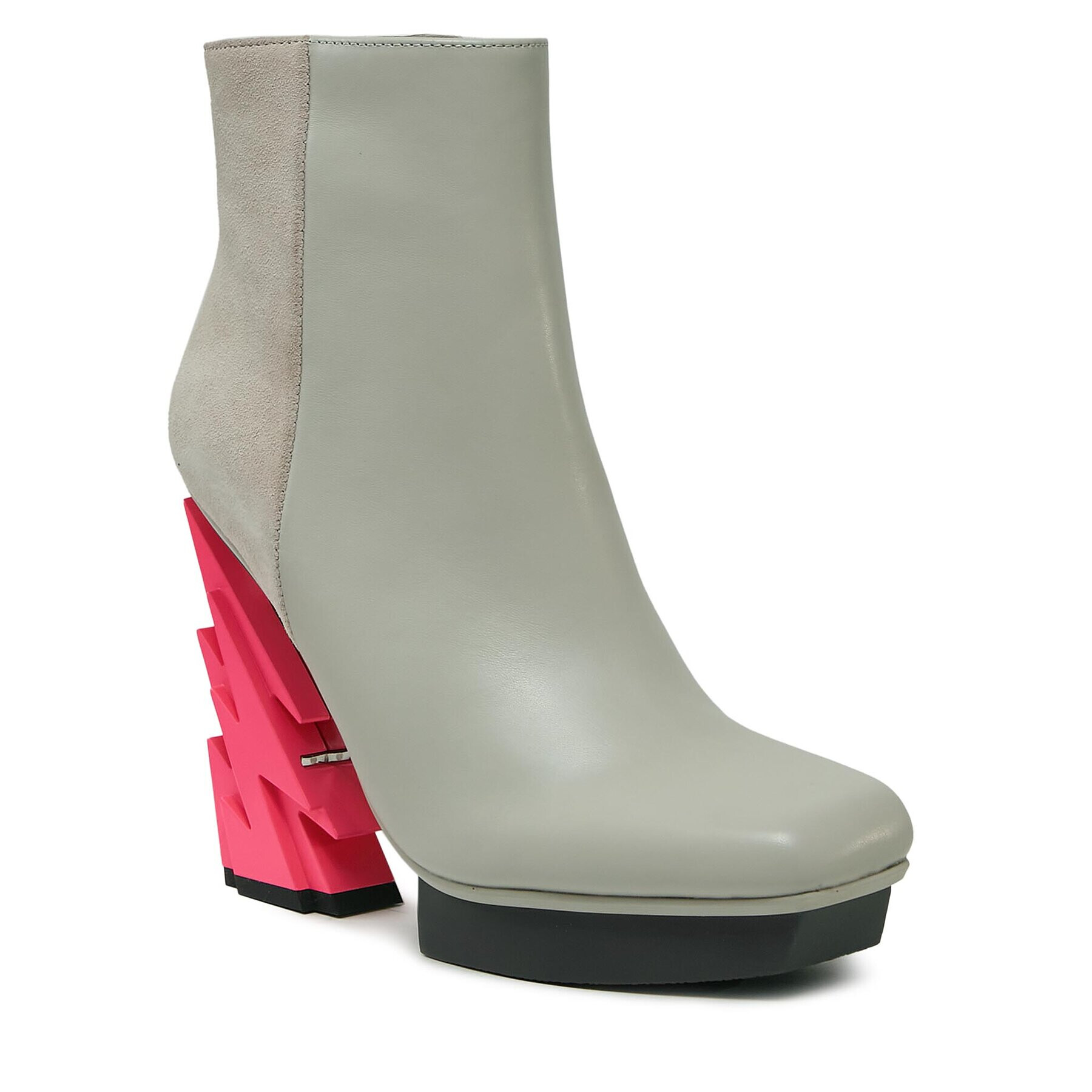 United Nude Botine Glam Square 1075079816 Alb - Pled.ro