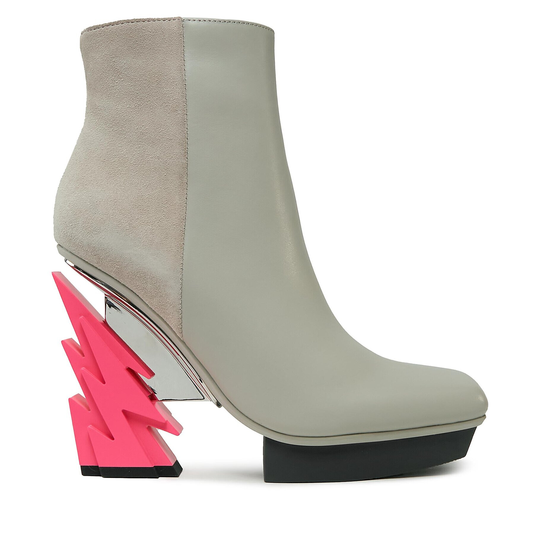 United Nude Botine Glam Square 1075079816 Alb - Pled.ro