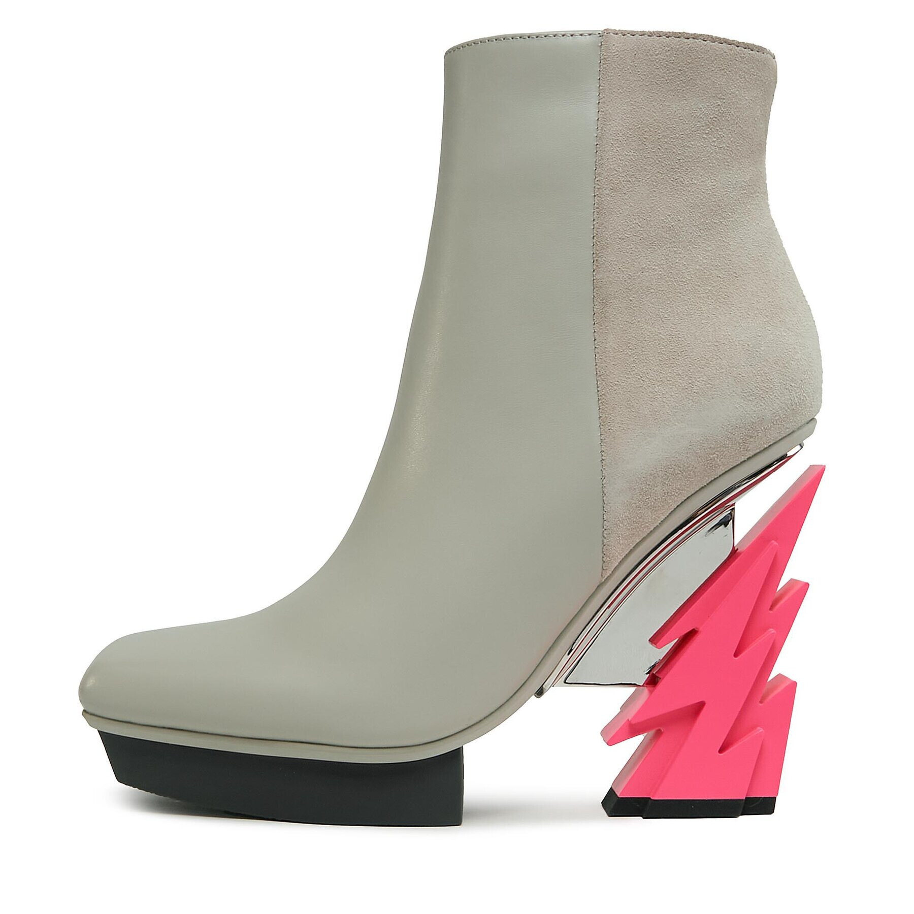 United Nude Botine Glam Square 1075079816 Alb - Pled.ro