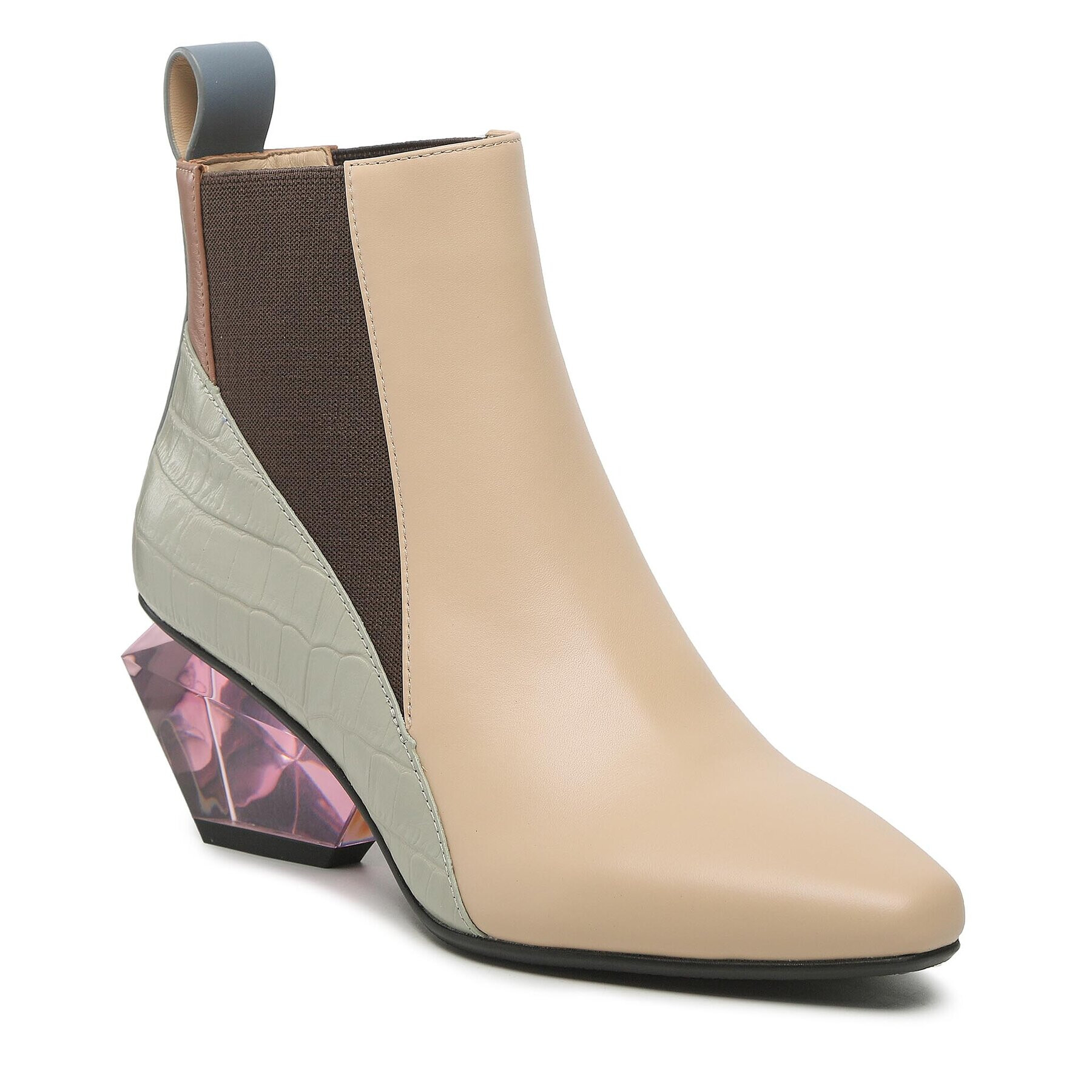 United Nude Botine Jacky K 106867479416 Bej - Pled.ro