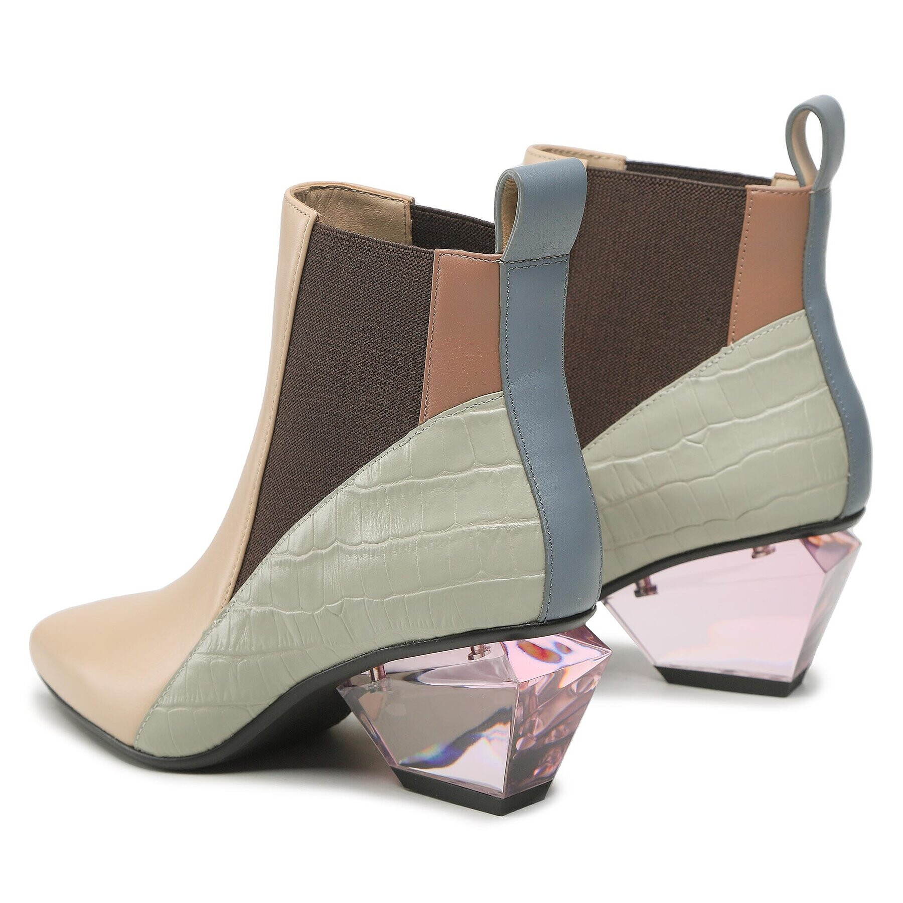 United Nude Botine Jacky K 106867479416 Bej - Pled.ro