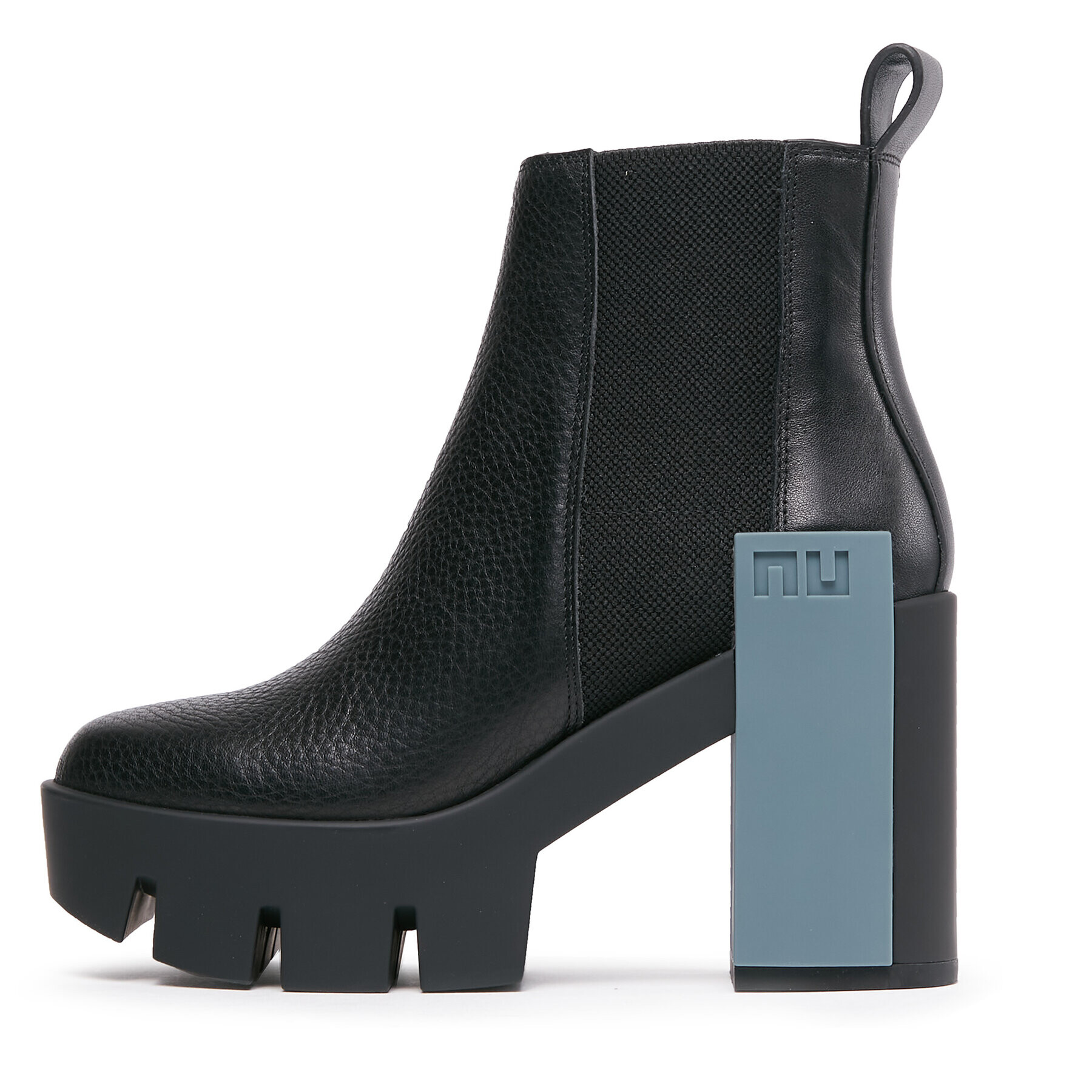 United Nude Botine Grip Chelsea Mid II 10763788165 Negru - Pled.ro