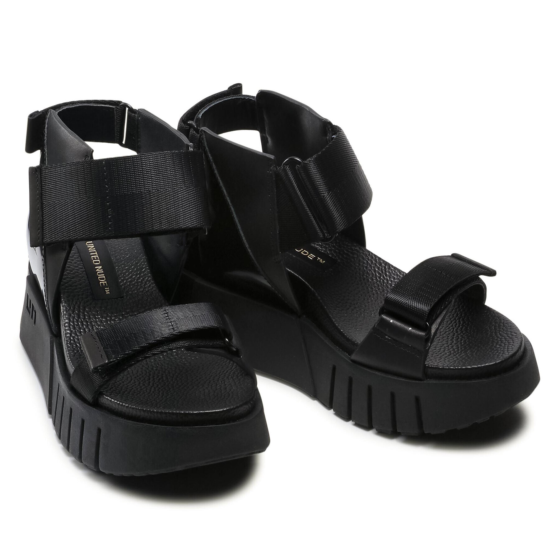 United Nude Sandale Delta Run 104100113727 Negru - Pled.ro