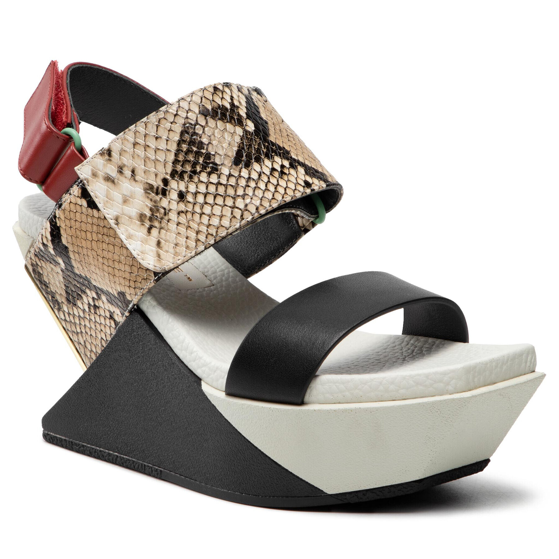 United Nude Sandale Delta Wedge Sandal 10413694156 Bej - Pled.ro