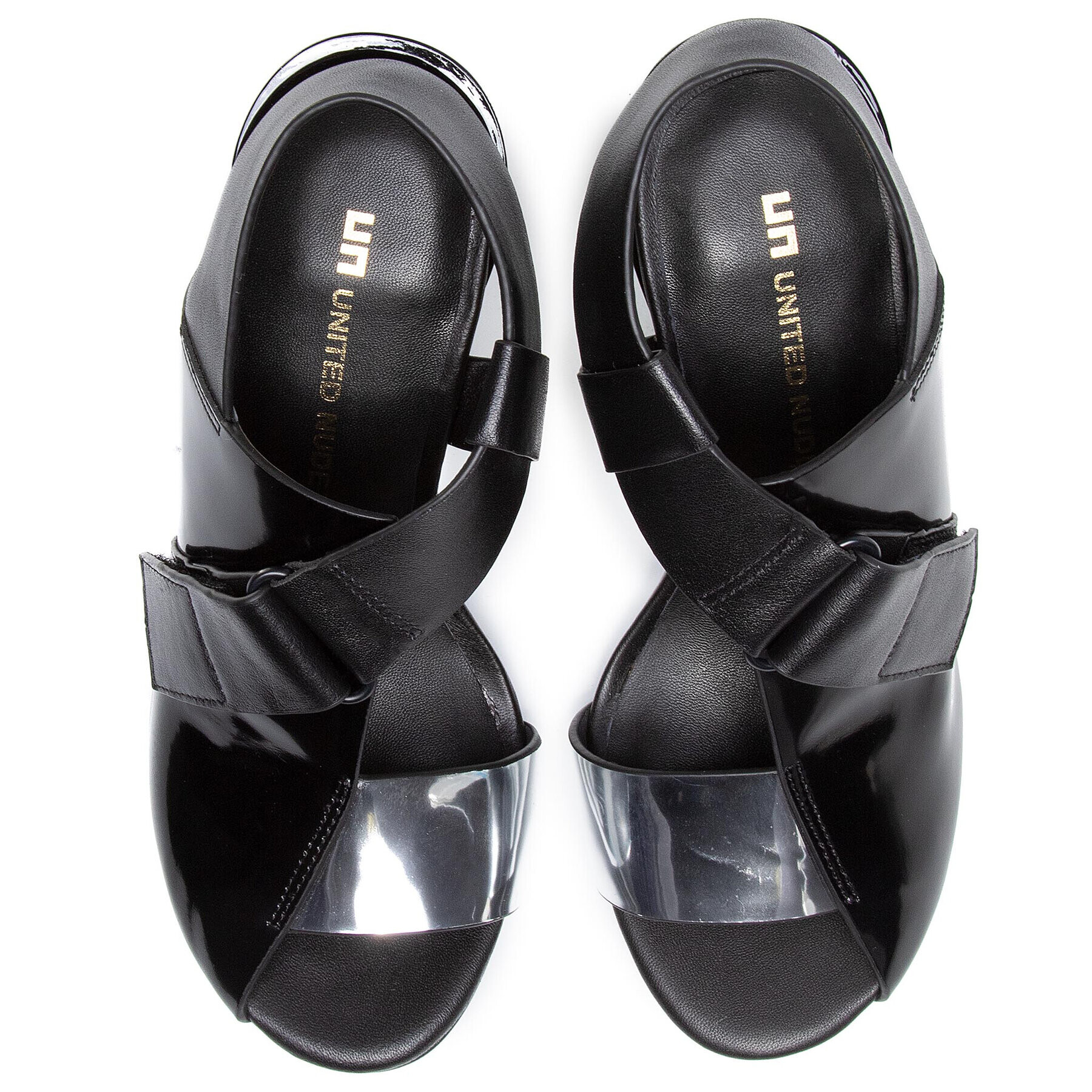 United Nude Sandale Square Sandal Hi 1054701149 Negru - Pled.ro