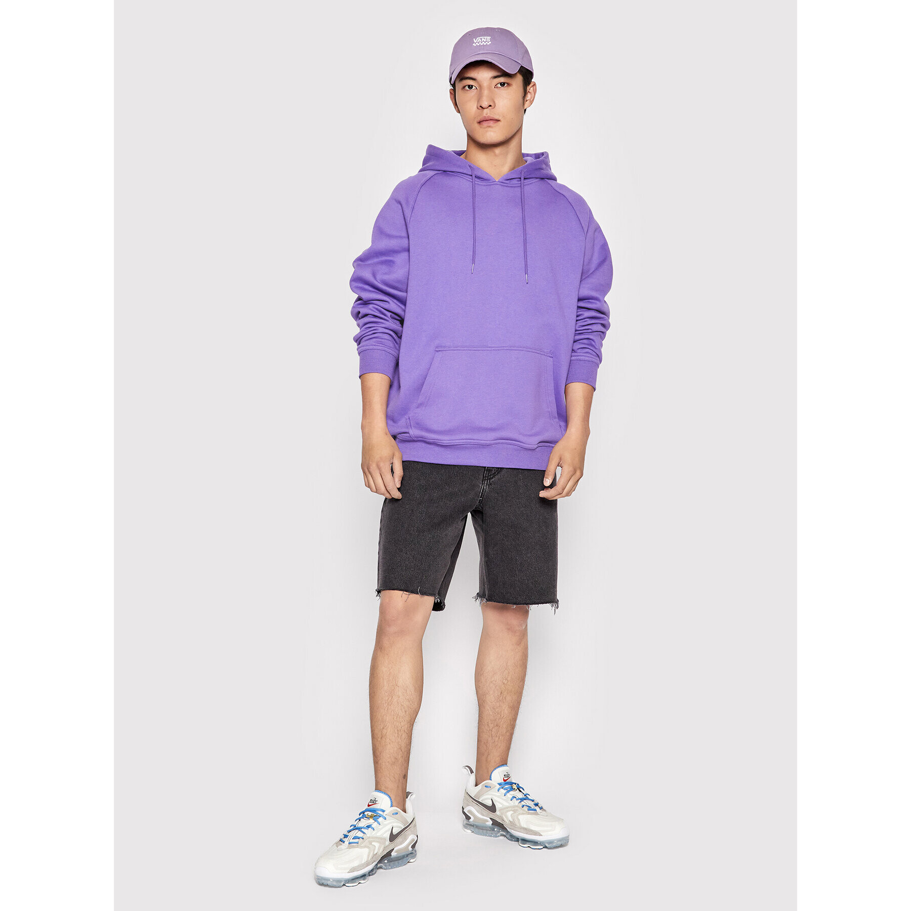 Urban Classics Bluză Blank TB014 Violet Regular Fit - Pled.ro