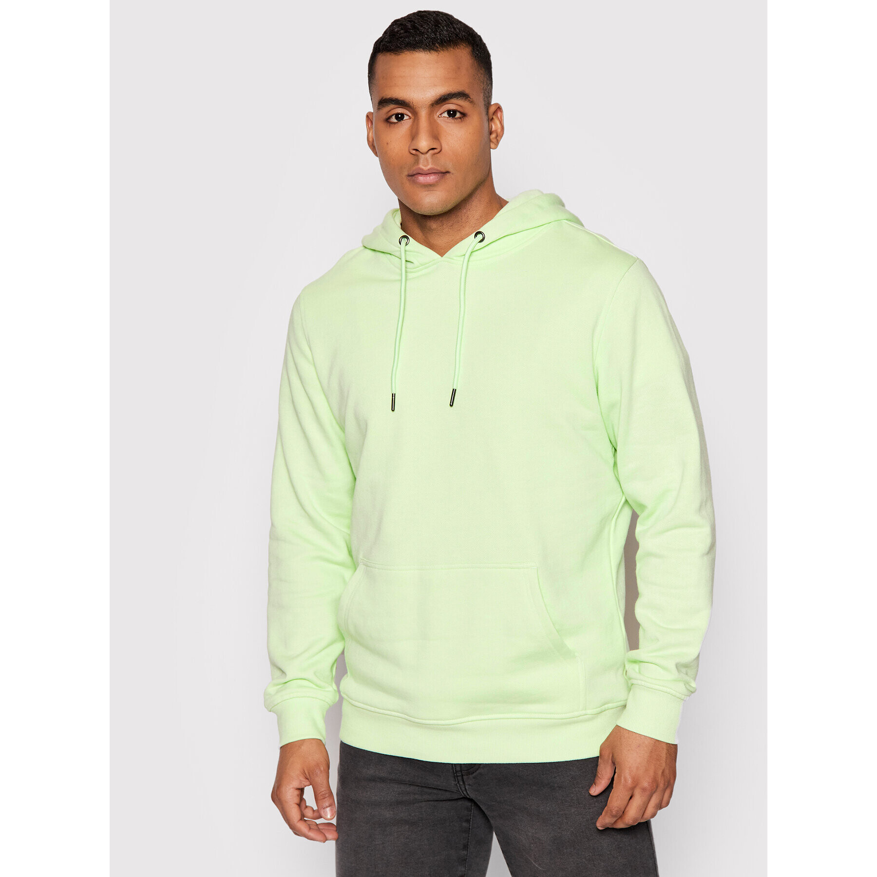 Urban Classics Bluză Basic TB1592 Verde Regular Fit - Pled.ro