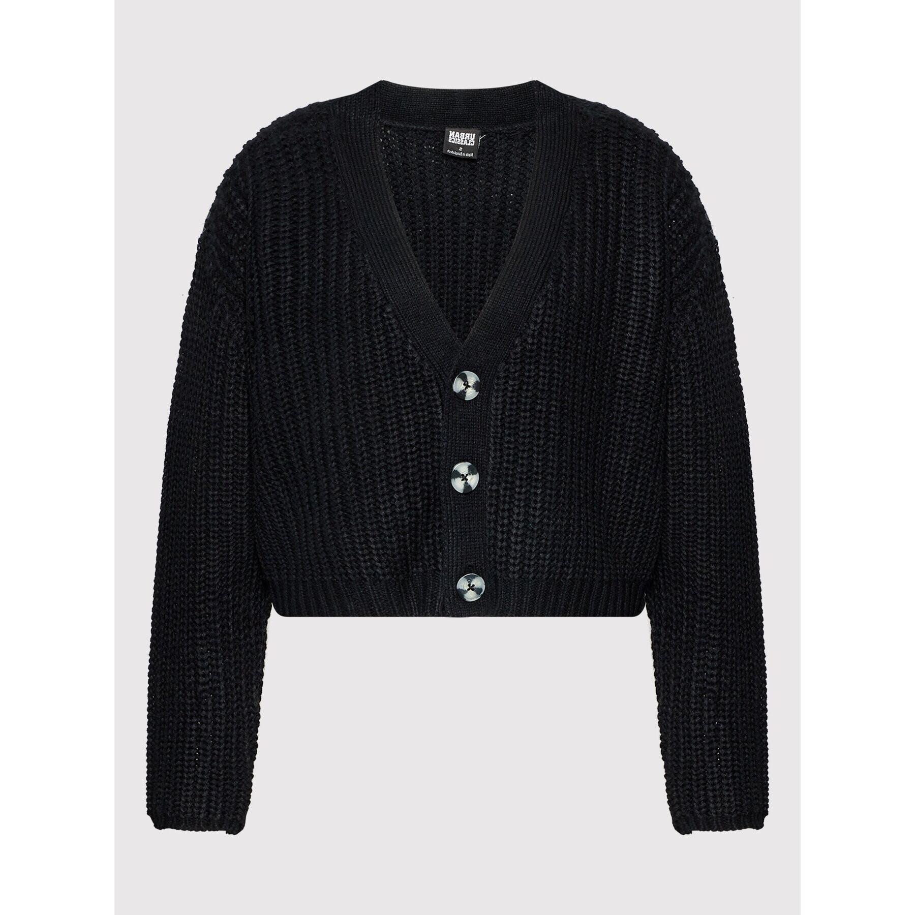 Urban Classics Cardigan TB4012 Negru Oversize - Pled.ro