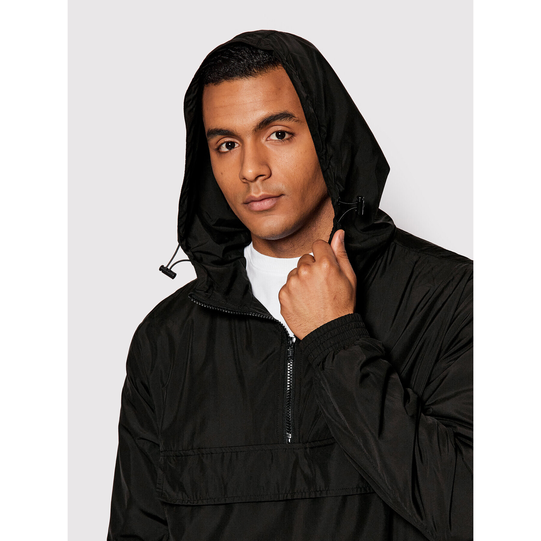 Urban Classics Geacă fără fermoar Basic TB2100 Negru Regular Fit - Pled.ro