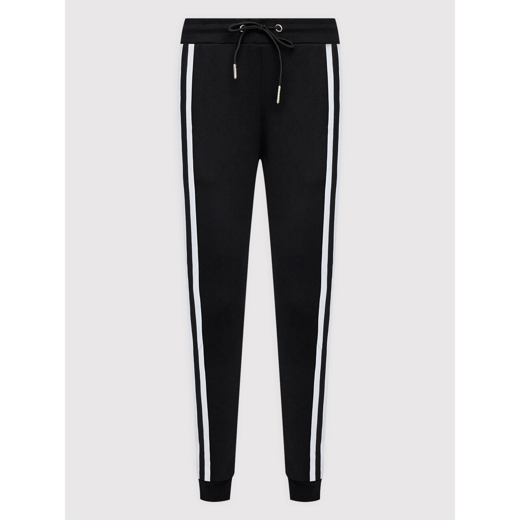 Urban Classics Pantaloni trening College Contrast TB2453 Negru Regular Fit - Pled.ro