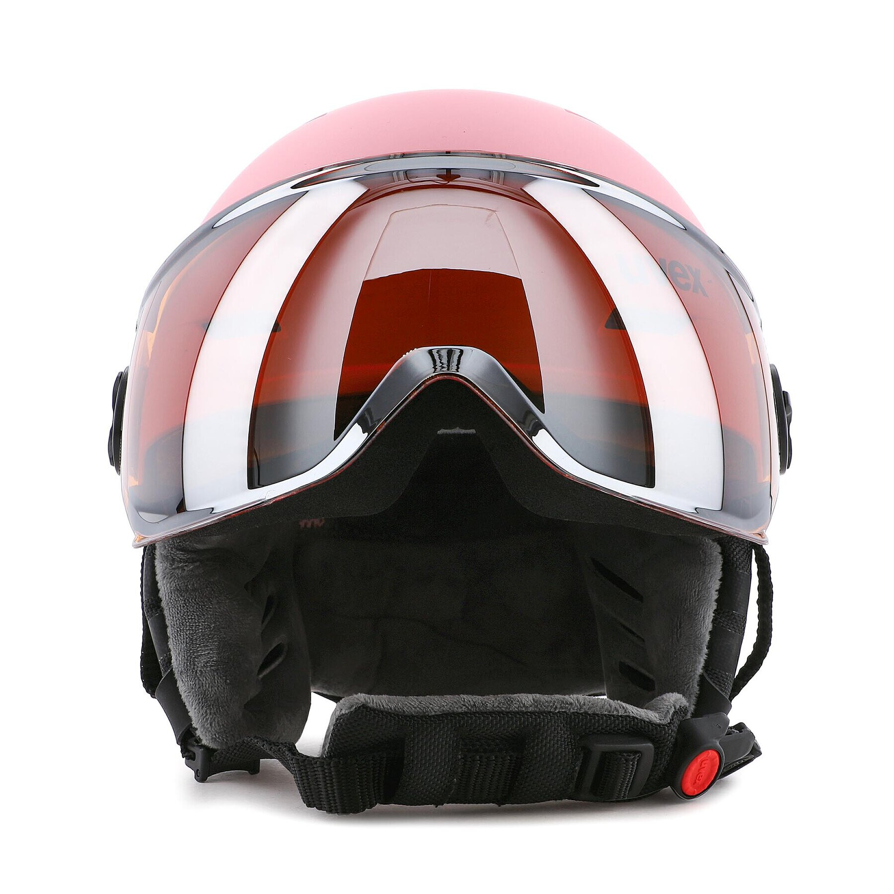 Uvex Cască schi Rocket Jr Visor 56626350 Roz - Pled.ro