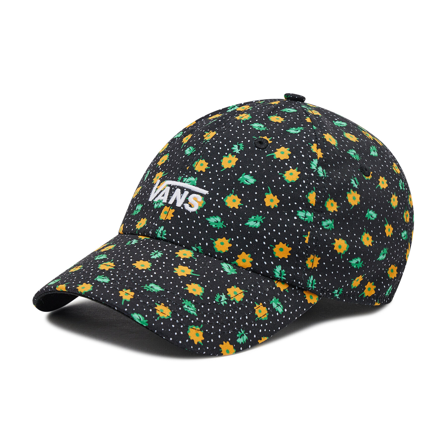 Vans Șapcă Court Side Printed Hat VN0A34GRVCY1 Negru - Pled.ro